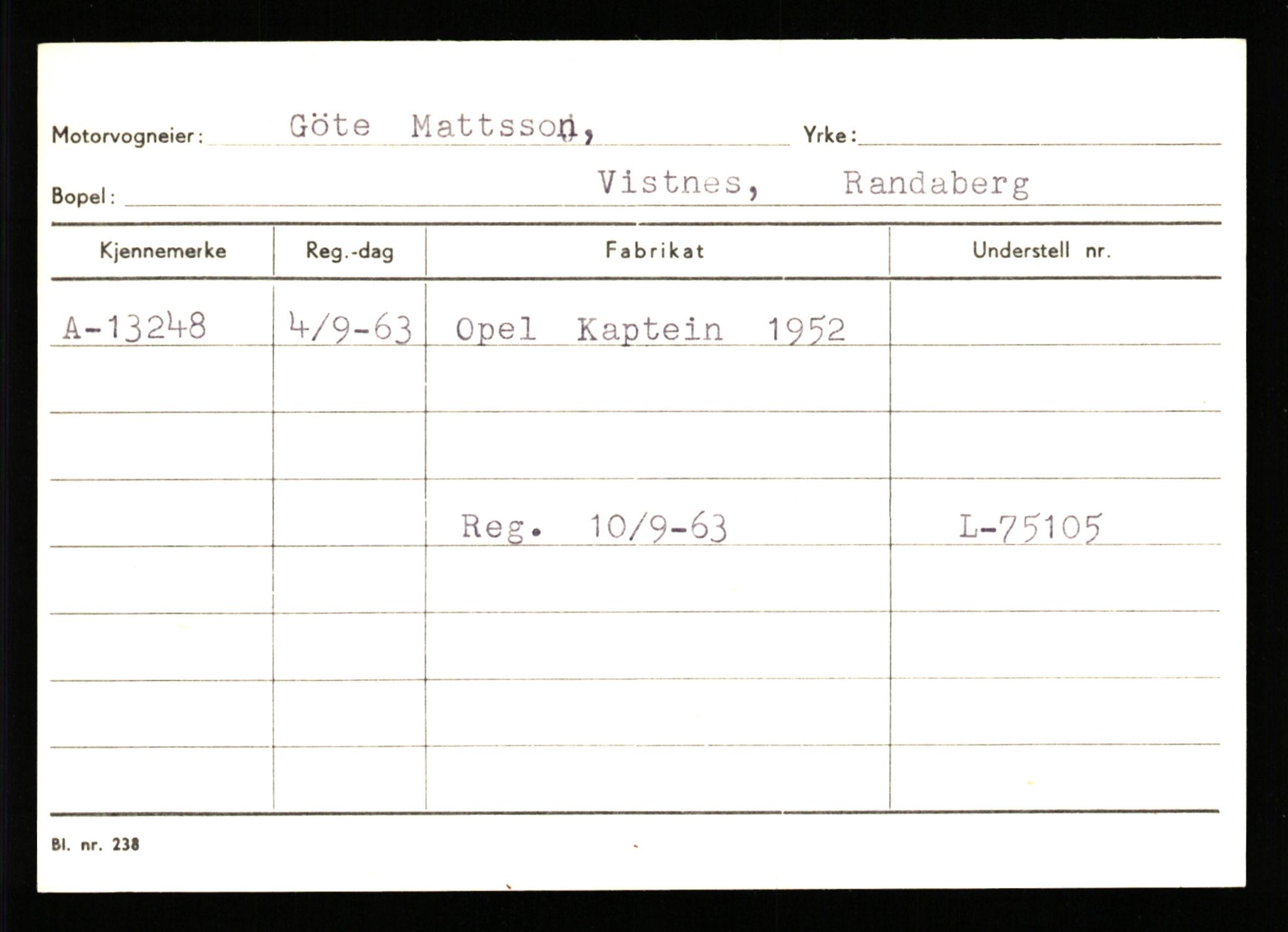 Stavanger trafikkstasjon, AV/SAST-A-101942/0/G/L0003: Registreringsnummer: 10466 - 15496, 1930-1971, s. 2155