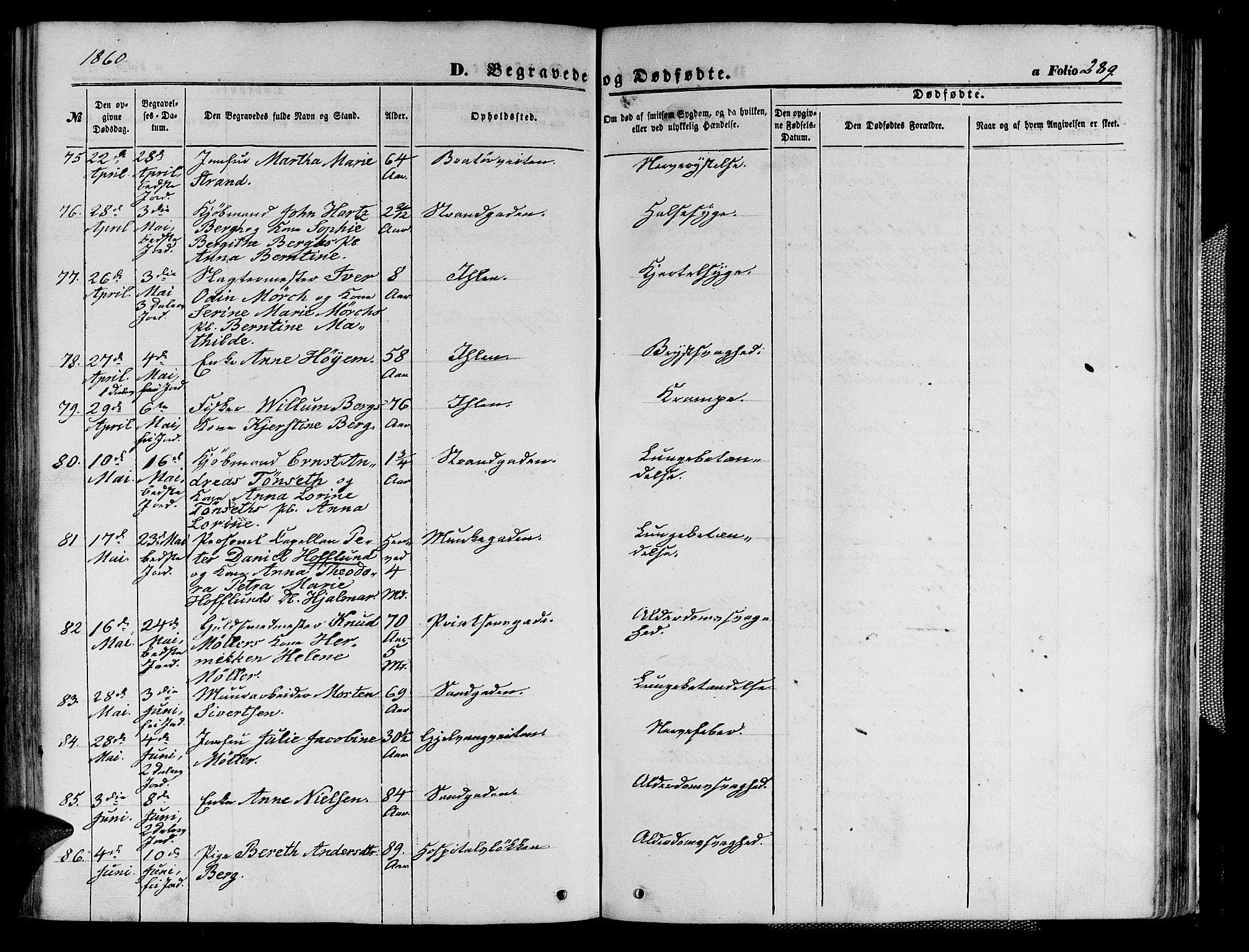 Ministerialprotokoller, klokkerbøker og fødselsregistre - Sør-Trøndelag, AV/SAT-A-1456/602/L0139: Klokkerbok nr. 602C07, 1859-1864, s. 289