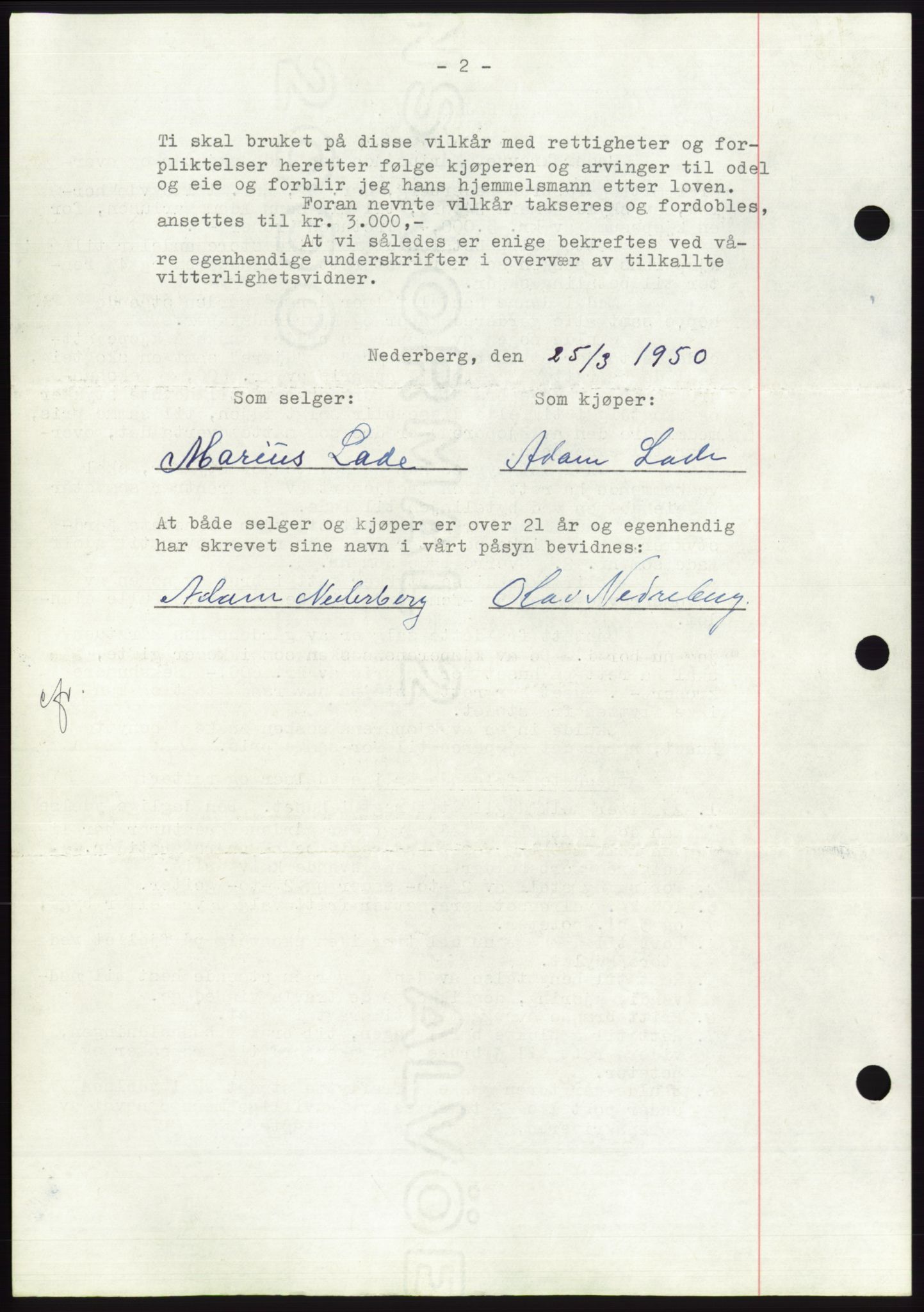 Søre Sunnmøre sorenskriveri, AV/SAT-A-4122/1/2/2C/L0086: Pantebok nr. 12A, 1949-1950, Dagboknr: 594/1950