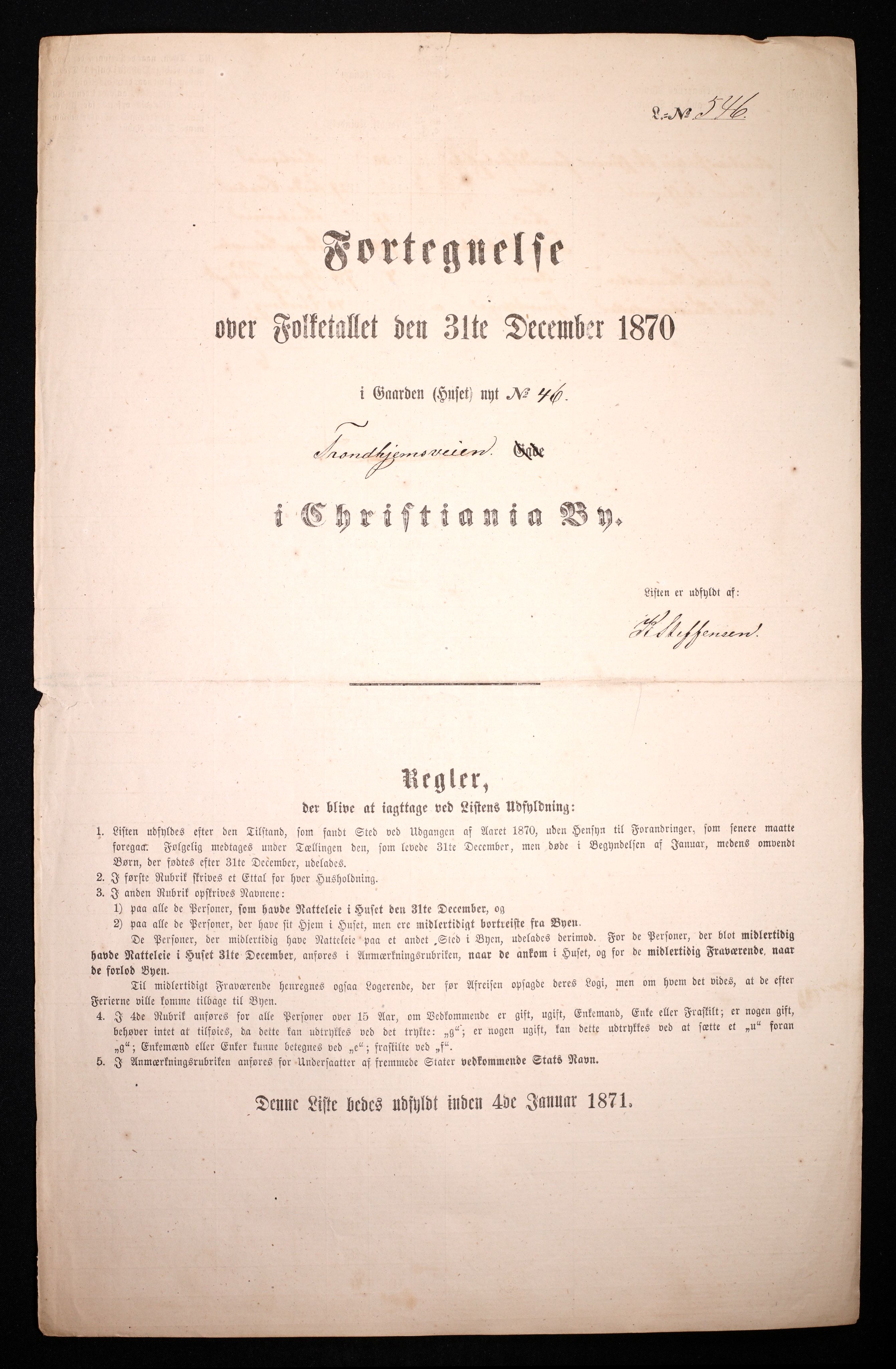 RA, Folketelling 1870 for 0301 Kristiania kjøpstad, 1870, s. 4404