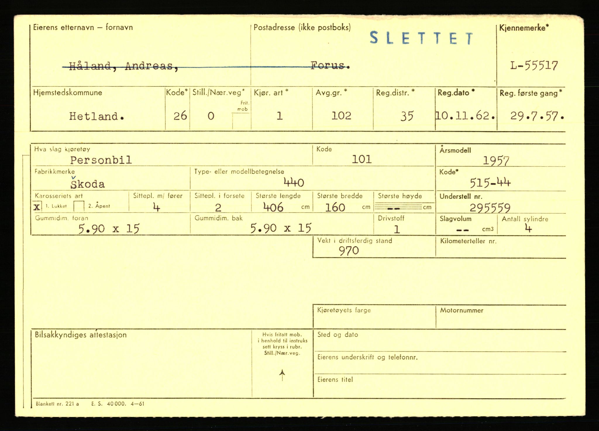 Stavanger trafikkstasjon, AV/SAST-A-101942/0/F/L0054: L-54200 - L-55699, 1930-1971, s. 2491