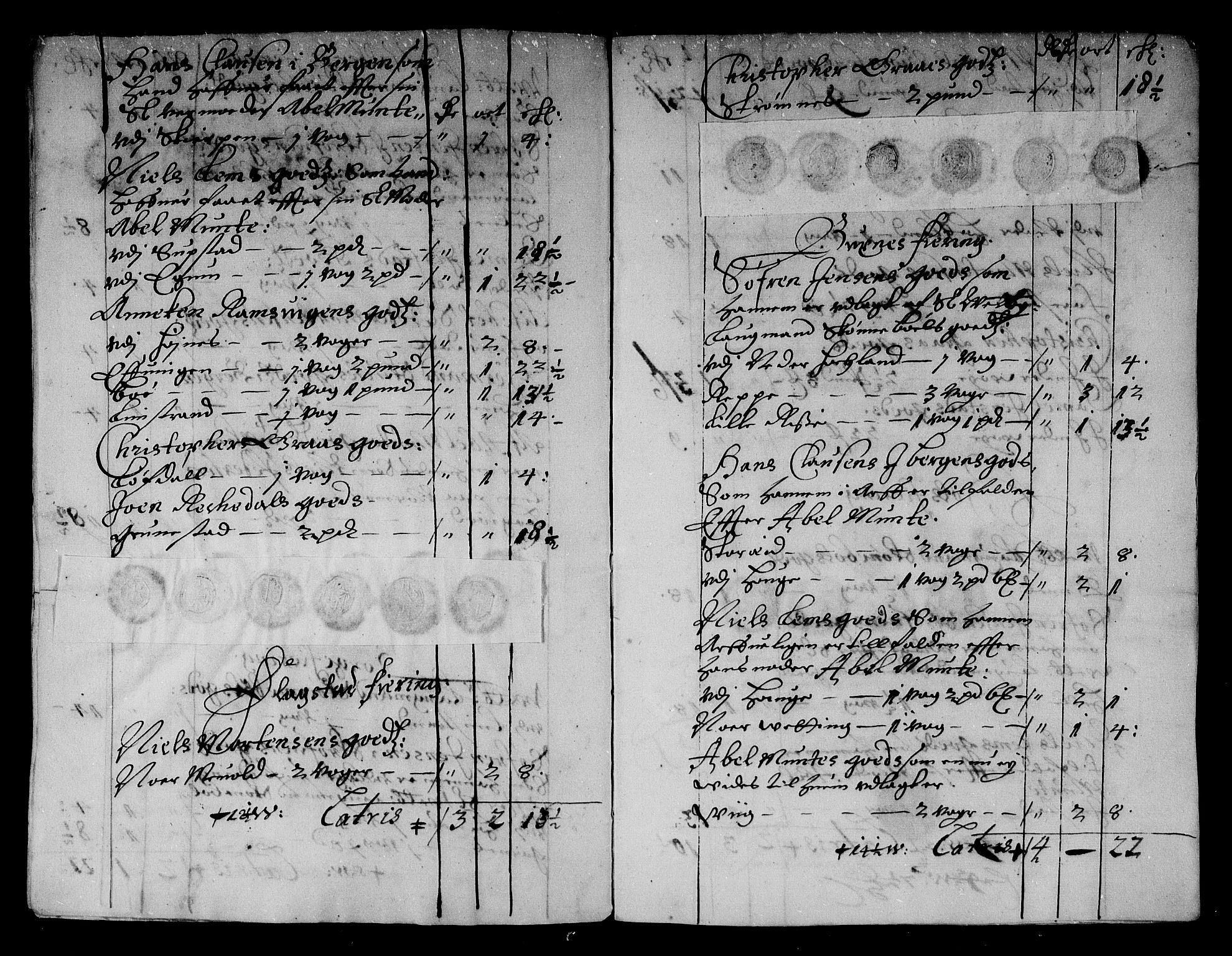 Rentekammeret inntil 1814, Reviderte regnskaper, Stiftamtstueregnskaper, Trondheim stiftamt og Nordland amt, AV/RA-EA-6044/R/Rg/L0082: Trondheim stiftamt og Nordland amt, 1685