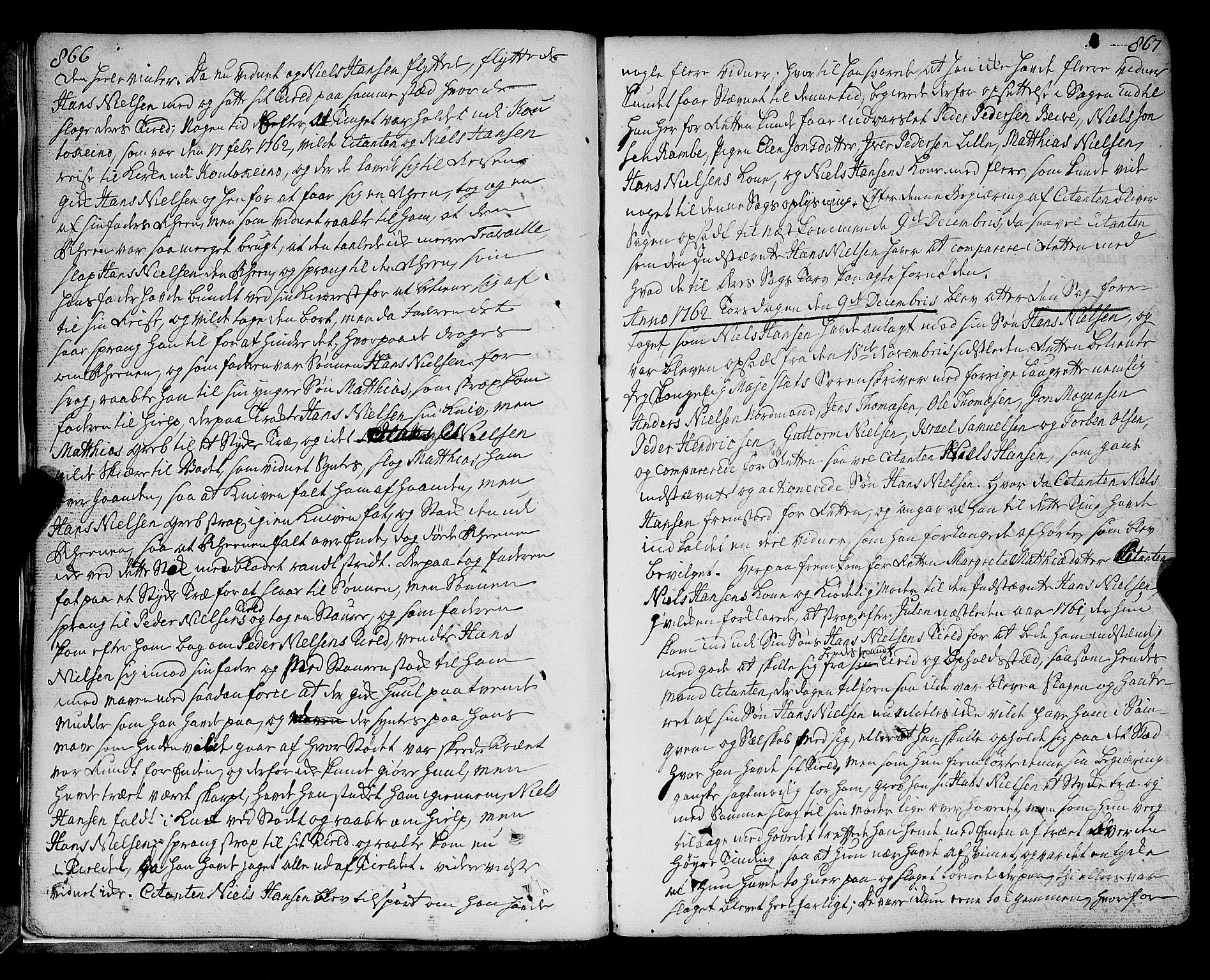 Finnmark sorenskriveri, AV/SATØ-S-0053/F/Fa/L0046: Justisprotokoller, 1762-1768, s. 866-867