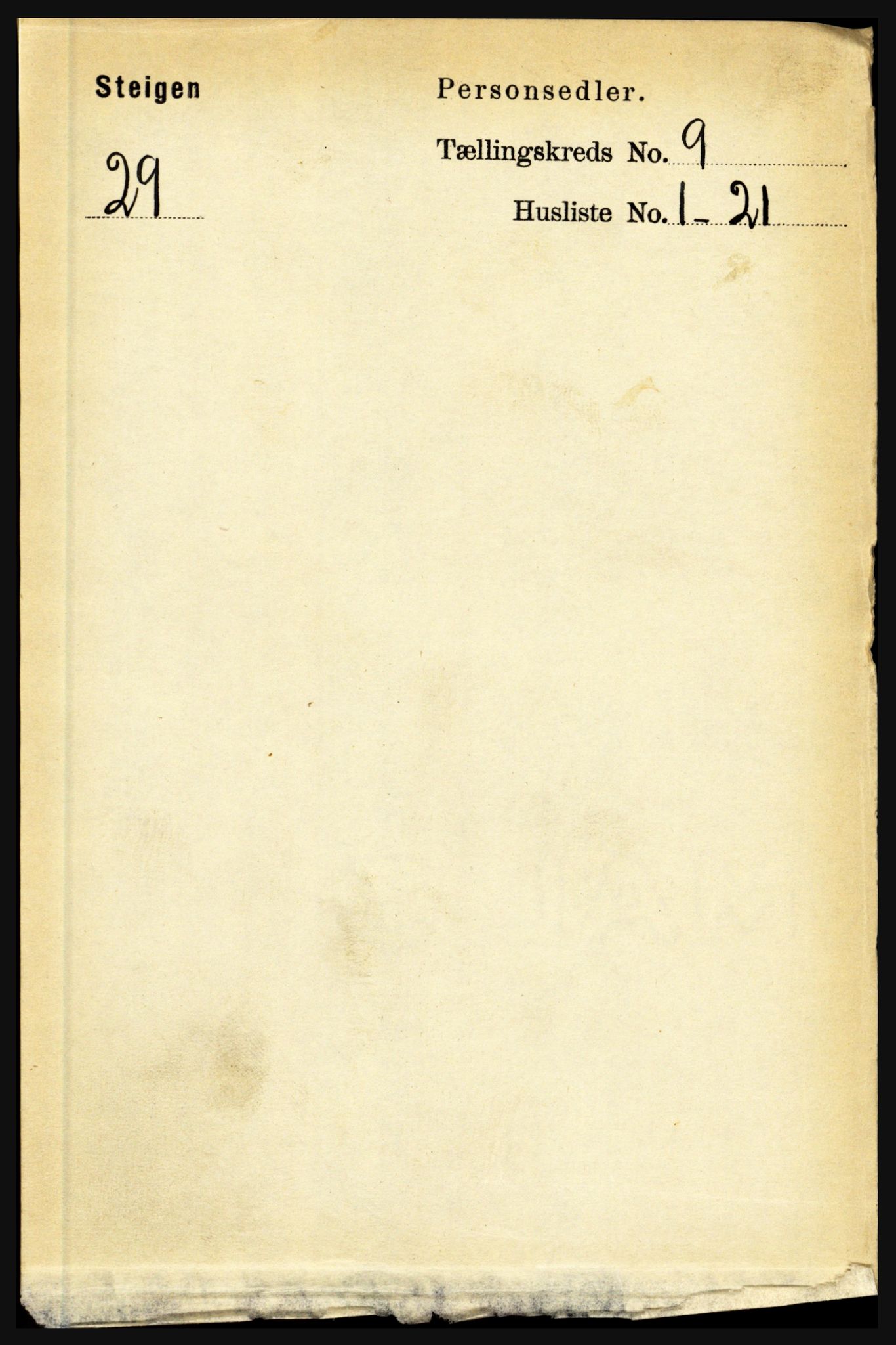 RA, Folketelling 1891 for 1848 Steigen herred, 1891, s. 3056