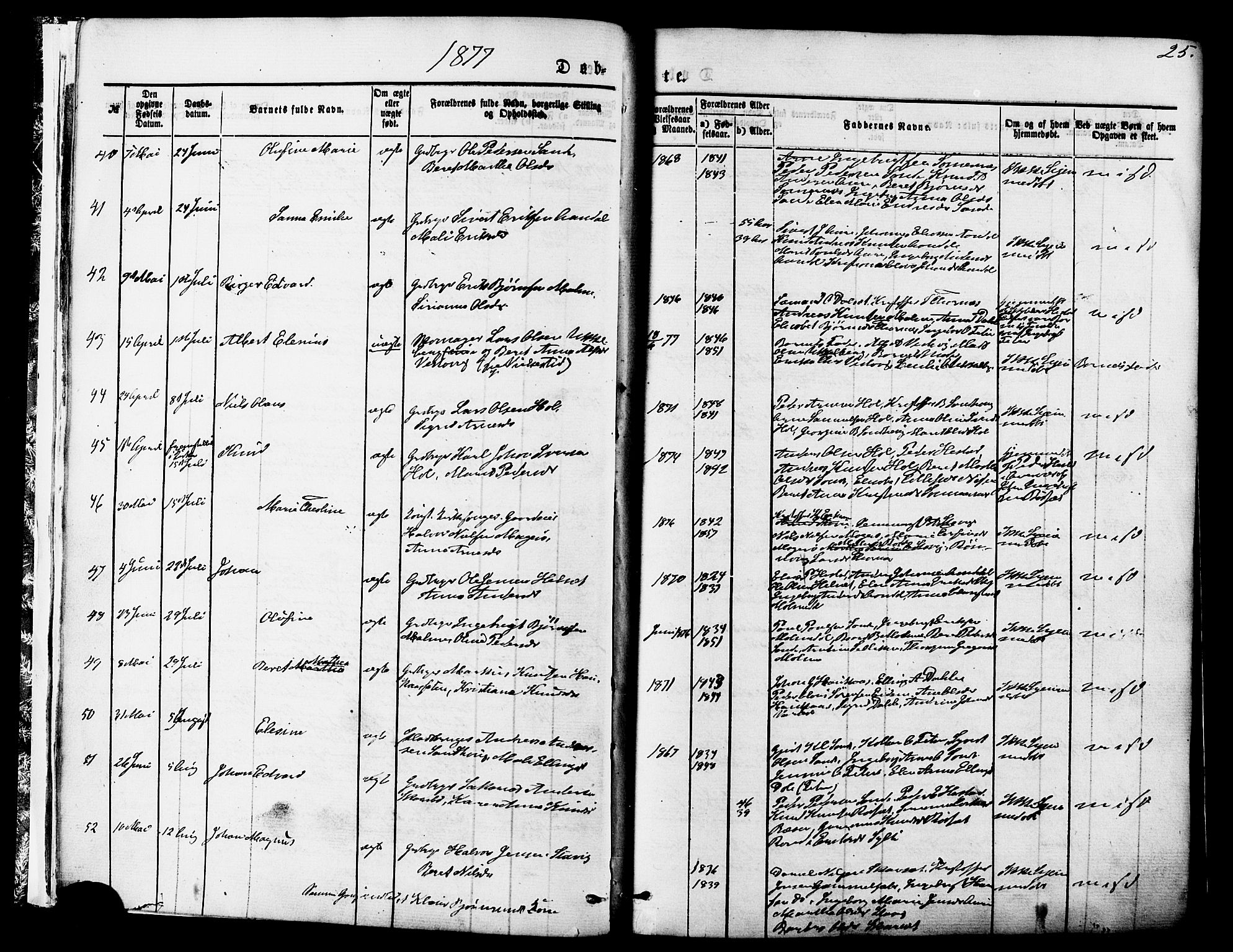 Ministerialprotokoller, klokkerbøker og fødselsregistre - Møre og Romsdal, SAT/A-1454/565/L0749: Ministerialbok nr. 565A03, 1871-1886, s. 25