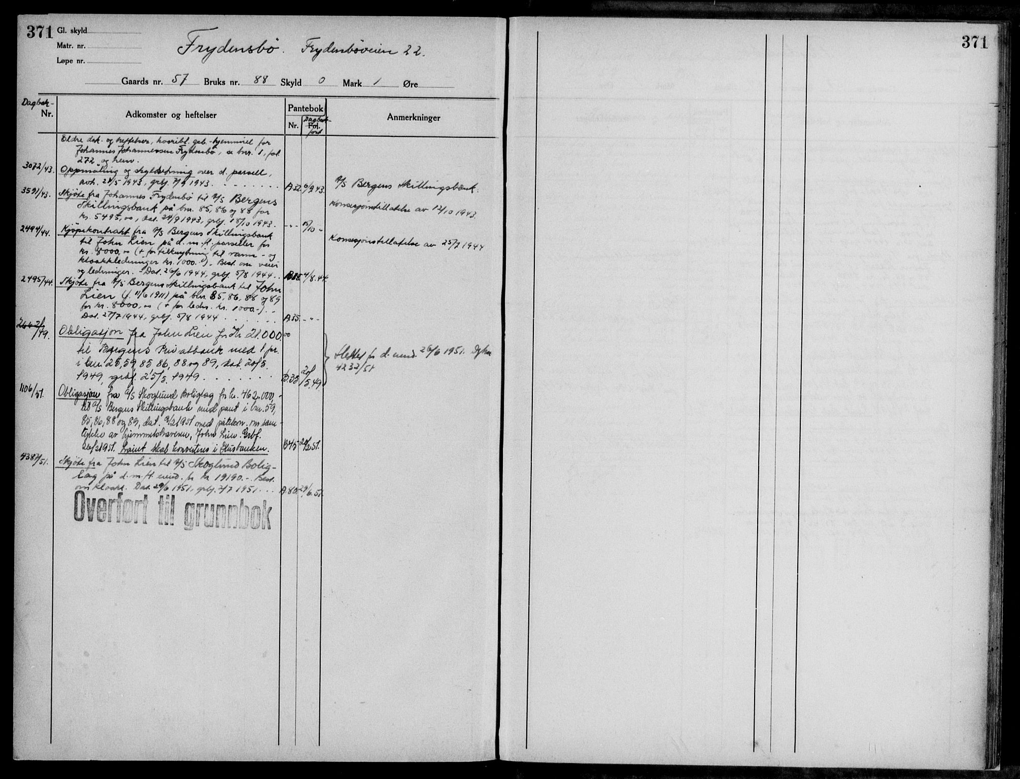 Midhordland sorenskriveri, AV/SAB-A-3001/1/G/Ga/Gab/L0117: Panteregister nr. II.A.b.117, s. 371