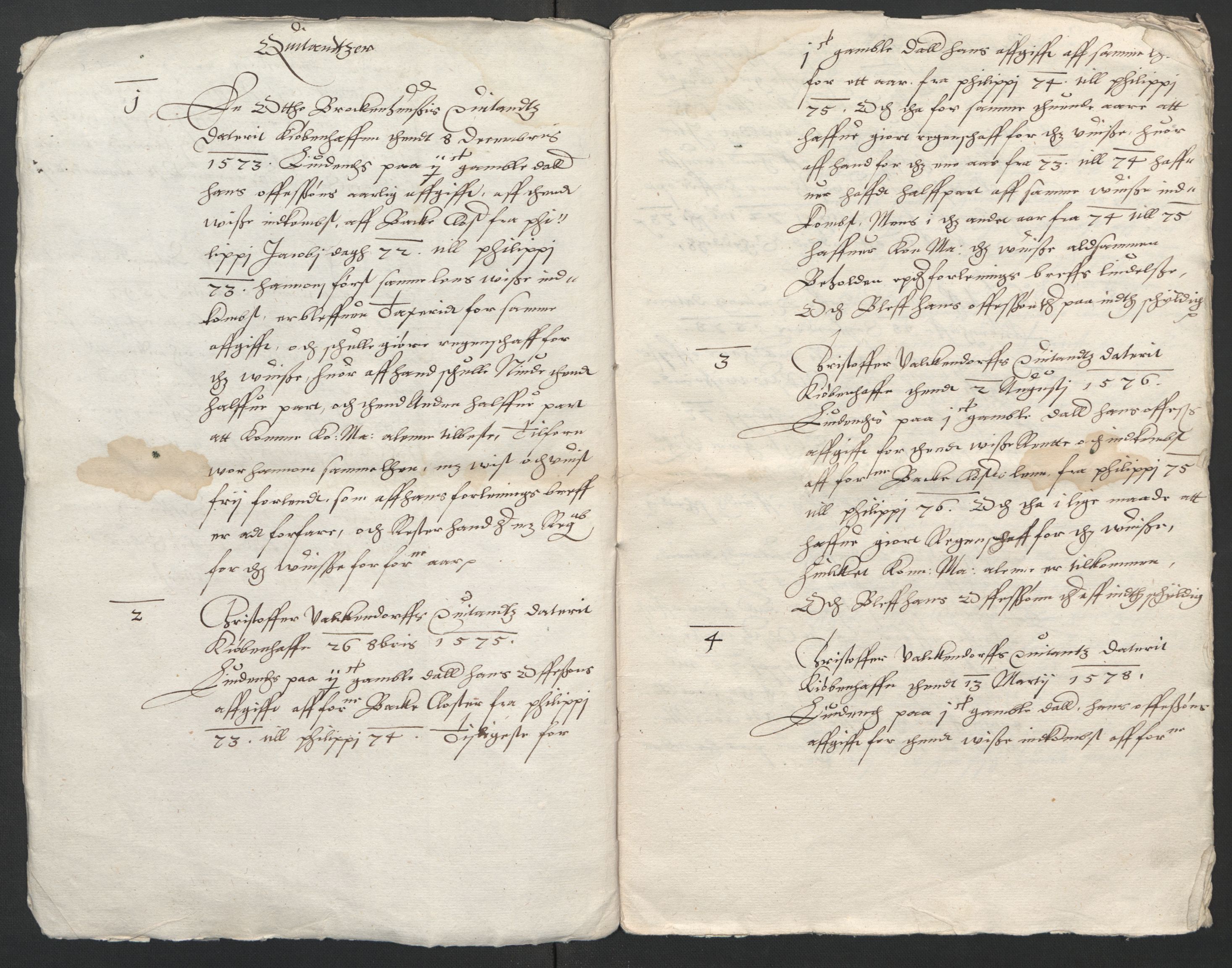 Rentekammeret inntil 1814, Reviderte regnskaper, Lensregnskaper, AV/RA-EA-5023/R/Rb/Rby/L0001: Reins kloster len; Bakke kloster len, 1564-1652