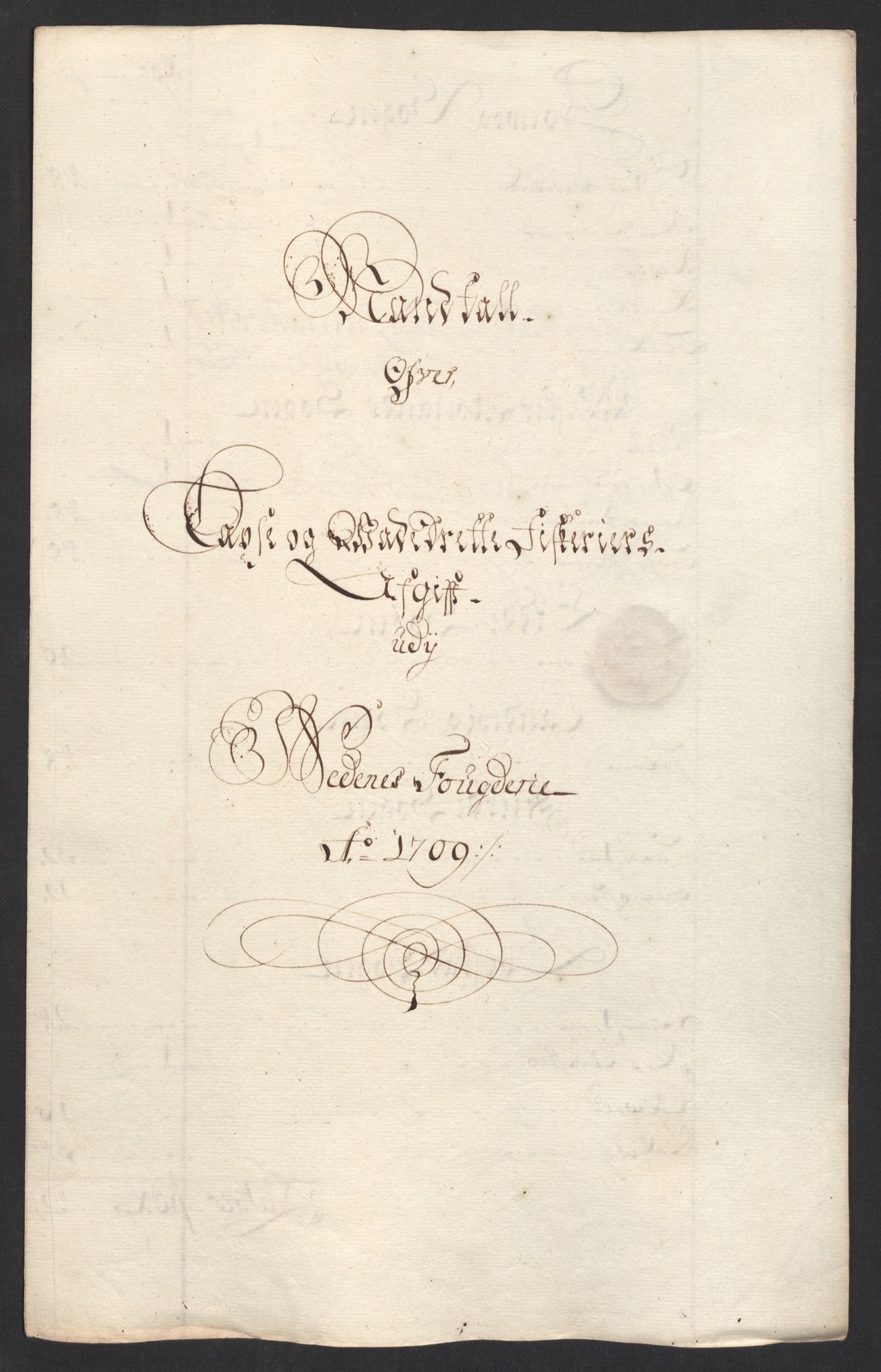 Rentekammeret inntil 1814, Reviderte regnskaper, Fogderegnskap, RA/EA-4092/R39/L2318: Fogderegnskap Nedenes, 1706-1709, s. 448