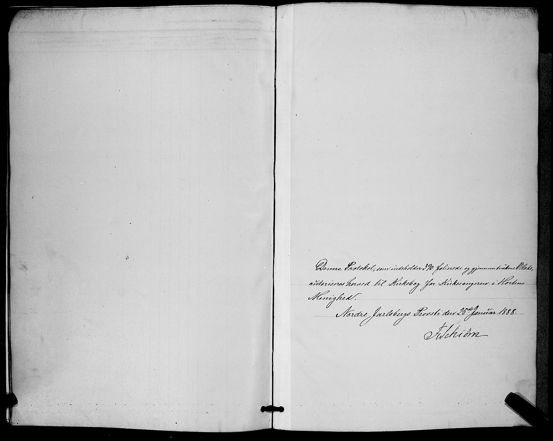 Horten kirkebøker, SAKO/A-348/G/Ga/L0005: Klokkerbok nr. 5, 1888-1895