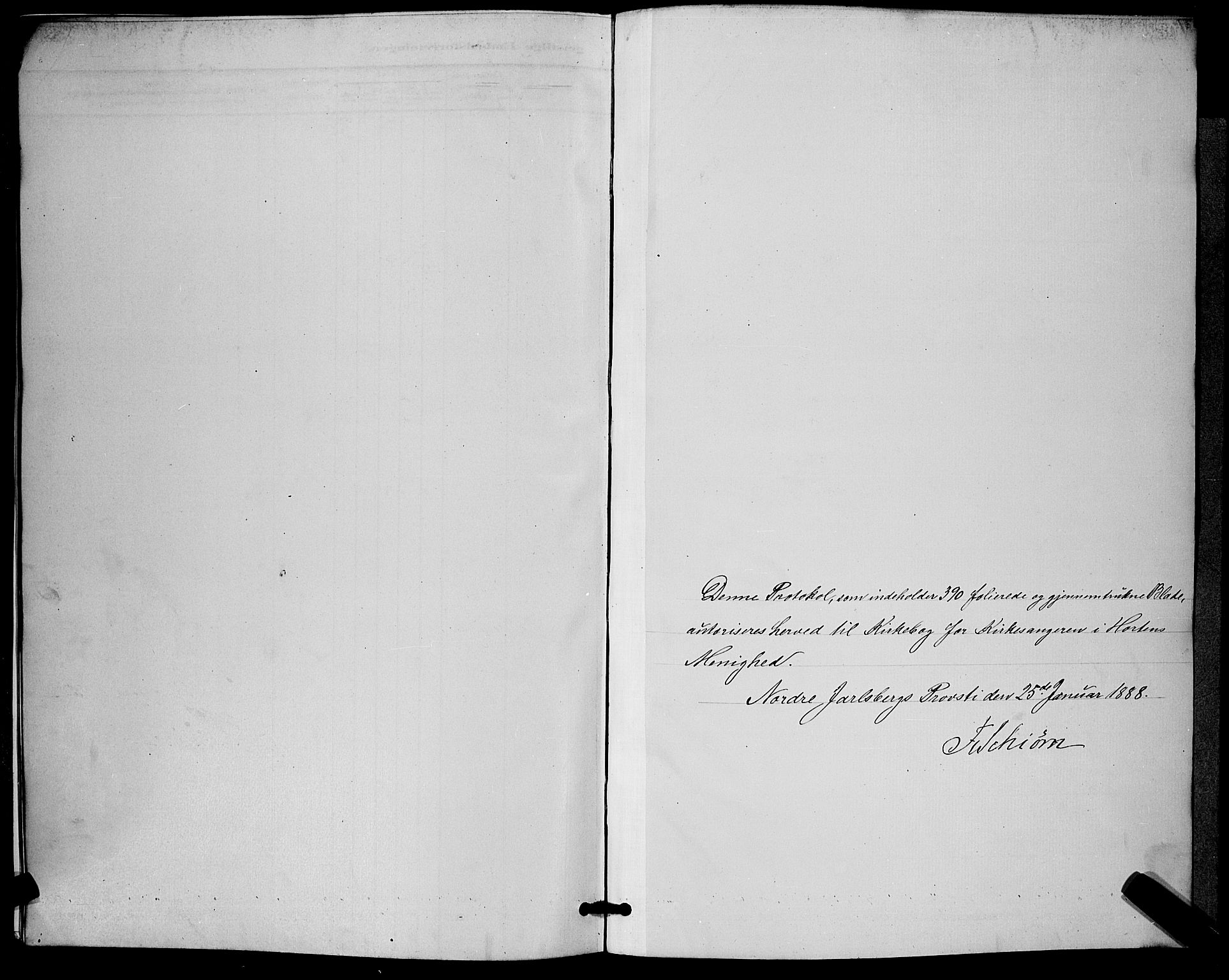 Horten kirkebøker, AV/SAKO-A-348/G/Ga/L0005: Klokkerbok nr. 5, 1888-1895