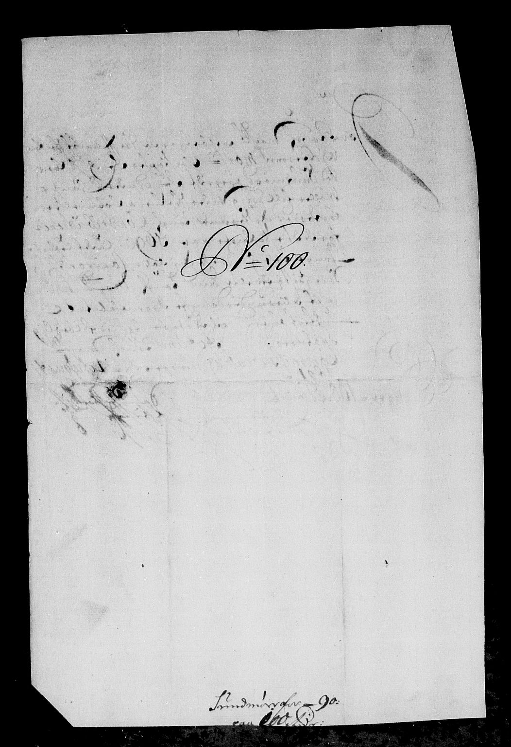 Rentekammeret inntil 1814, Reviderte regnskaper, Stiftamtstueregnskaper, Bergen stiftamt, AV/RA-EA-6043/R/Rc/L0094: Bergen stiftamt, 1690