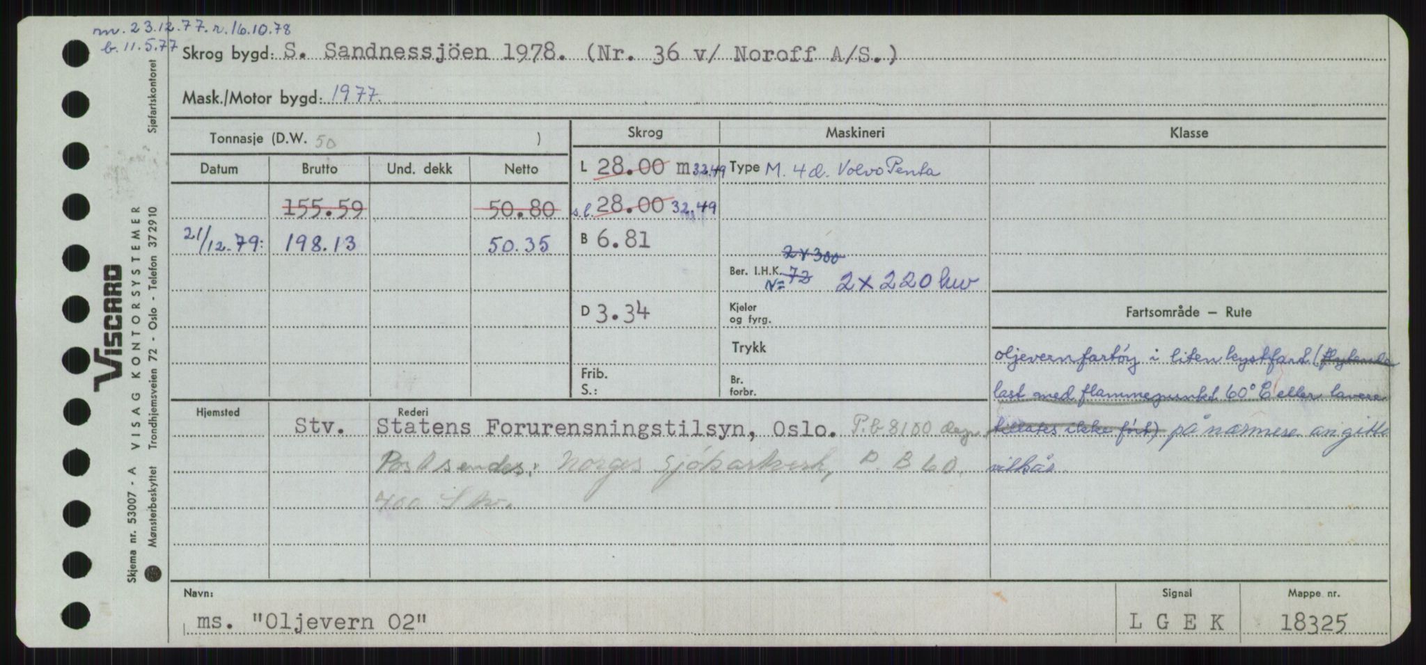 Sjøfartsdirektoratet med forløpere, Skipsmålingen, AV/RA-S-1627/H/Ha/L0004/0002: Fartøy, Mas-R / Fartøy, Odin-R, s. 81