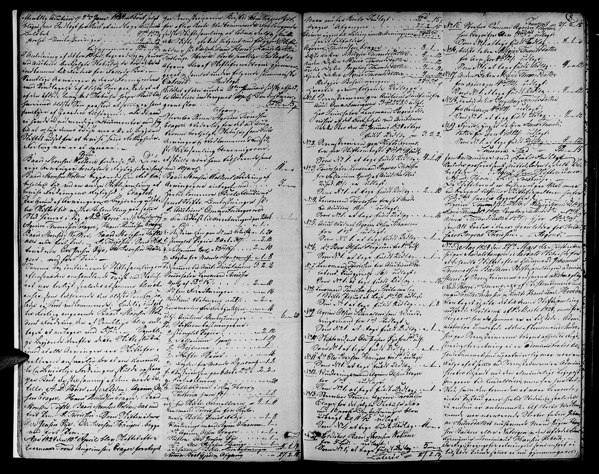 Indre Sogn tingrett, AV/SAB-A-3301/1/H/Ha/L0014a: Skifteprotokoll 14a, 1824-1826, s. 7b-8a