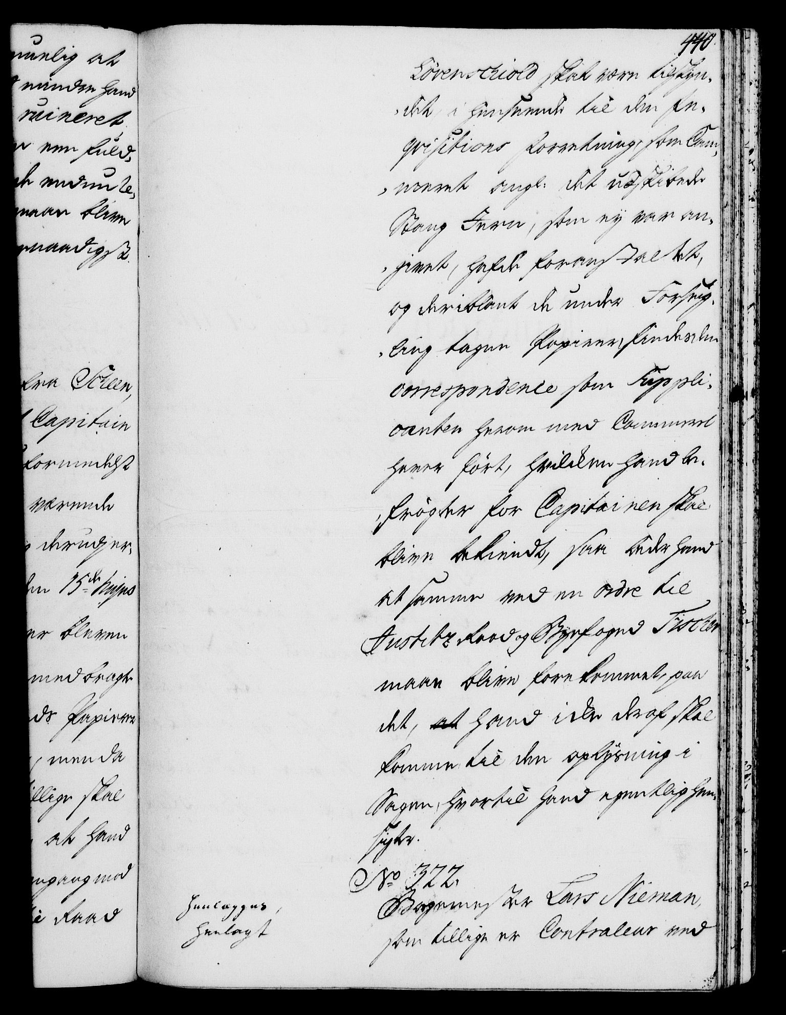 Rentekammeret, Kammerkanselliet, RA/EA-3111/G/Gh/Gha/L0026: Norsk ekstraktmemorialprotokoll (merket RK 53.71), 1744-1745, s. 440