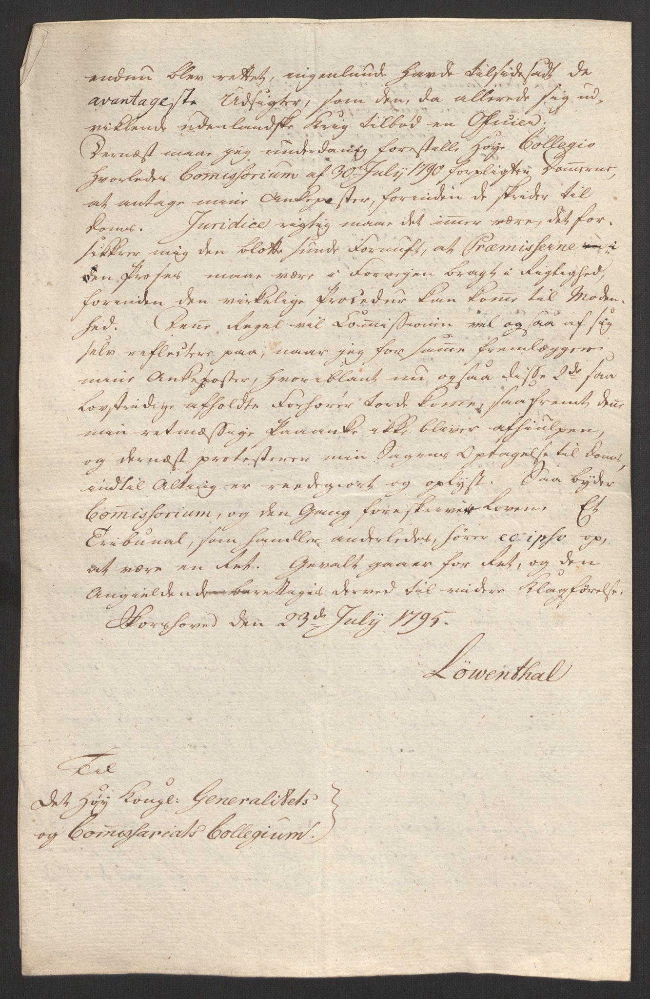 Hesselberg, Hans Jacob Henning, AV/RA-PA-0056/F/L0002: --, 1793-1809, s. 6