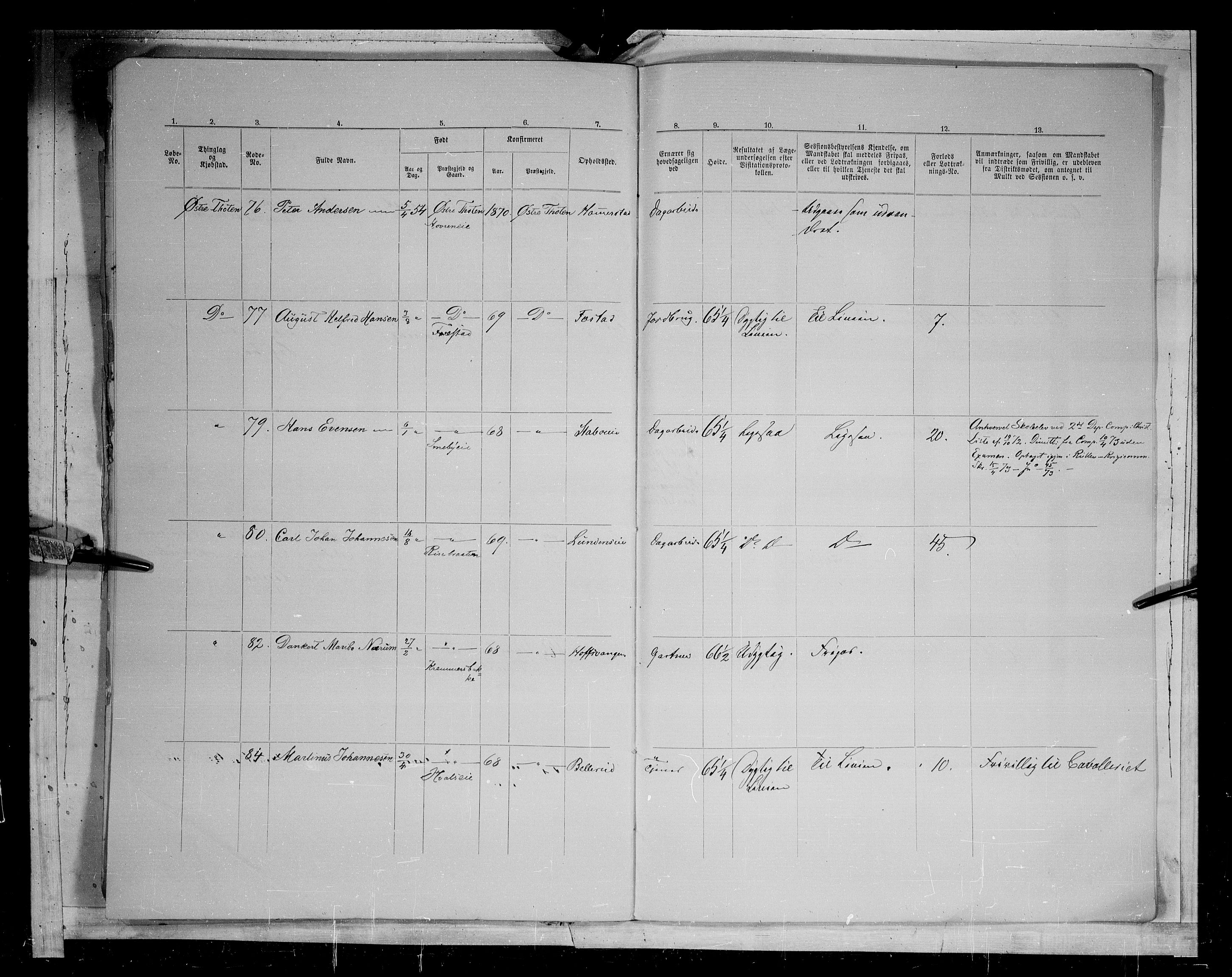 Fylkesmannen i Oppland, AV/SAH-FYO-002/1/K/Kg/L1168: Østre og Vestre Toten, 1871-1879, s. 8236