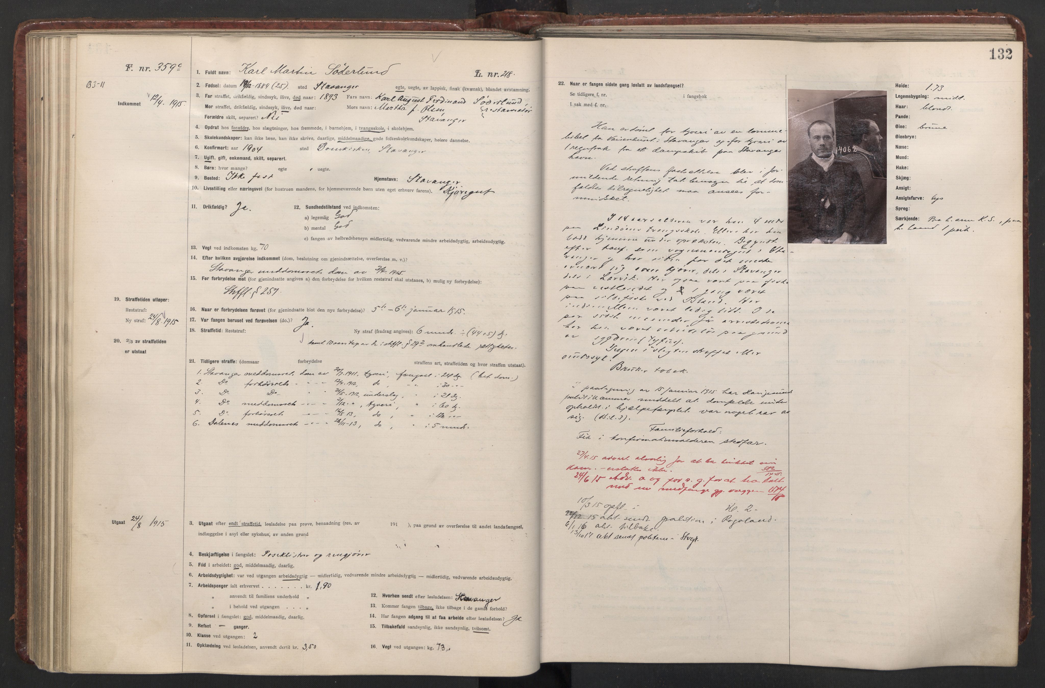 Botsfengslet, AV/RA-S-1539/D/Db/Dbb/L0047: 228o - 563o, 1914-1915, s. 132