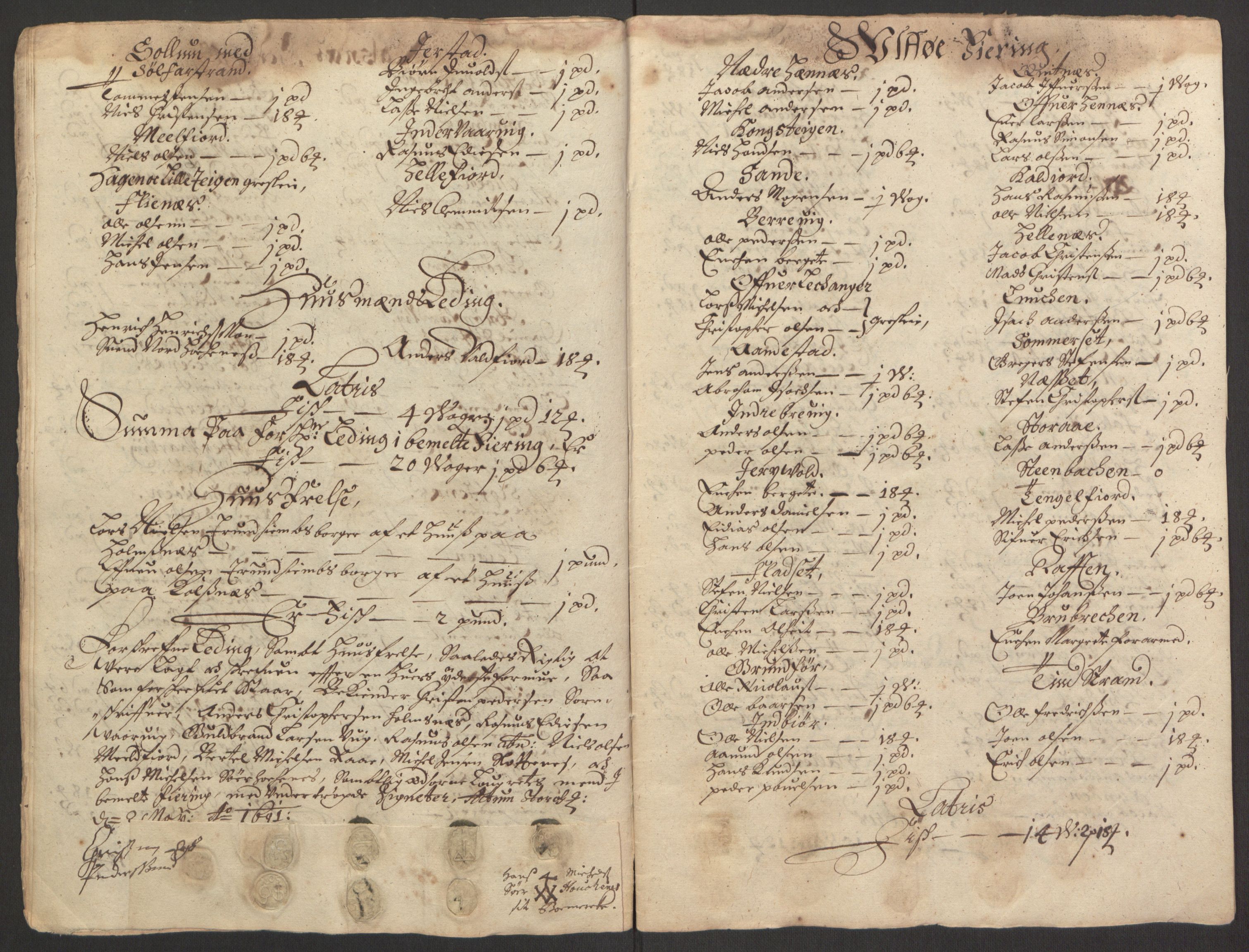 Rentekammeret inntil 1814, Reviderte regnskaper, Fogderegnskap, AV/RA-EA-4092/R67/L4676: Fogderegnskap Vesterålen, Andenes og Lofoten, 1691-1693, s. 63