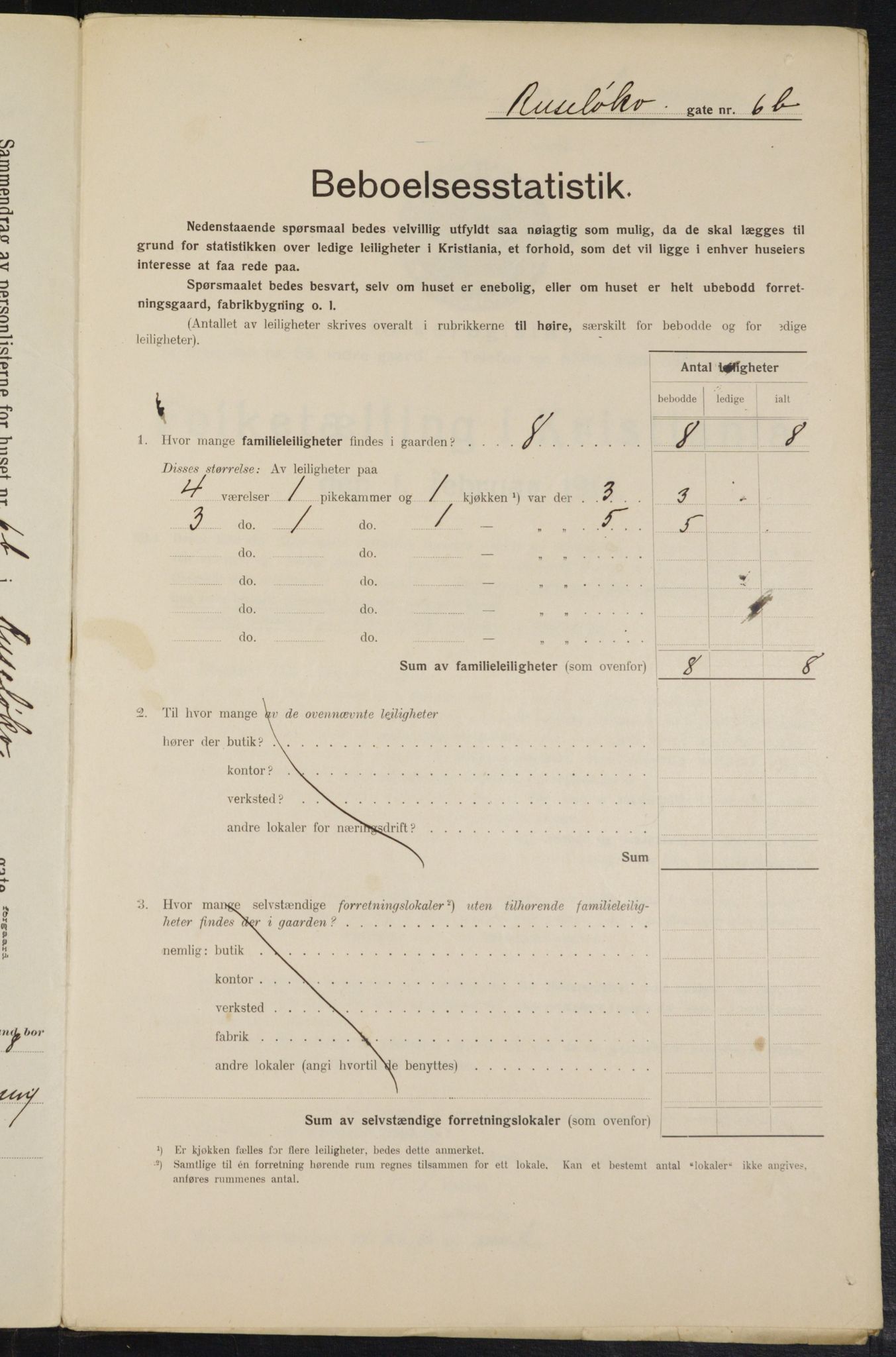 OBA, Kommunal folketelling 1.2.1914 for Kristiania, 1914, s. 84526