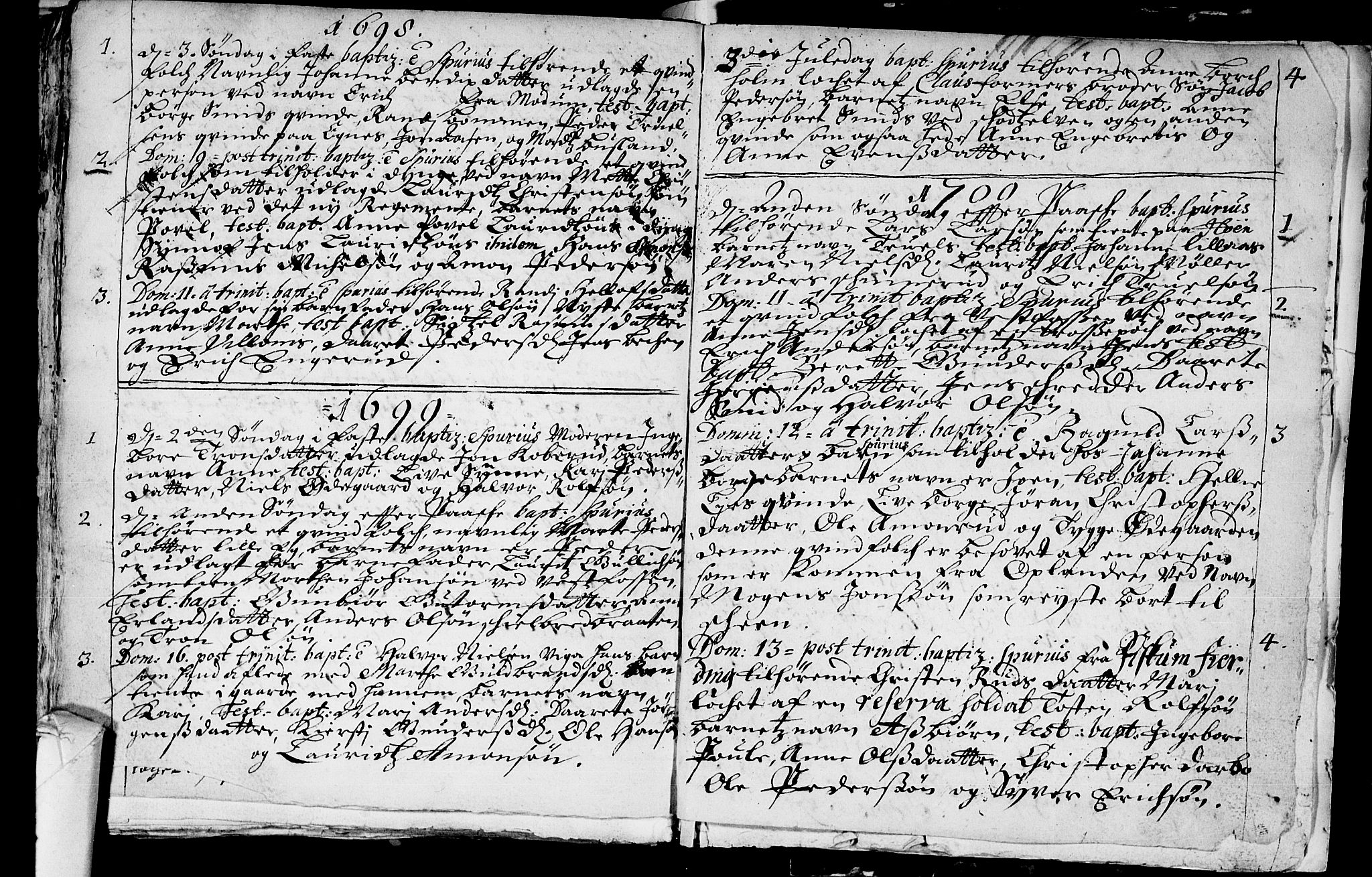 Eiker kirkebøker, AV/SAKO-A-4/F/Fa/L0001: Ministerialbok nr. I 1 /1, 1683-1704
