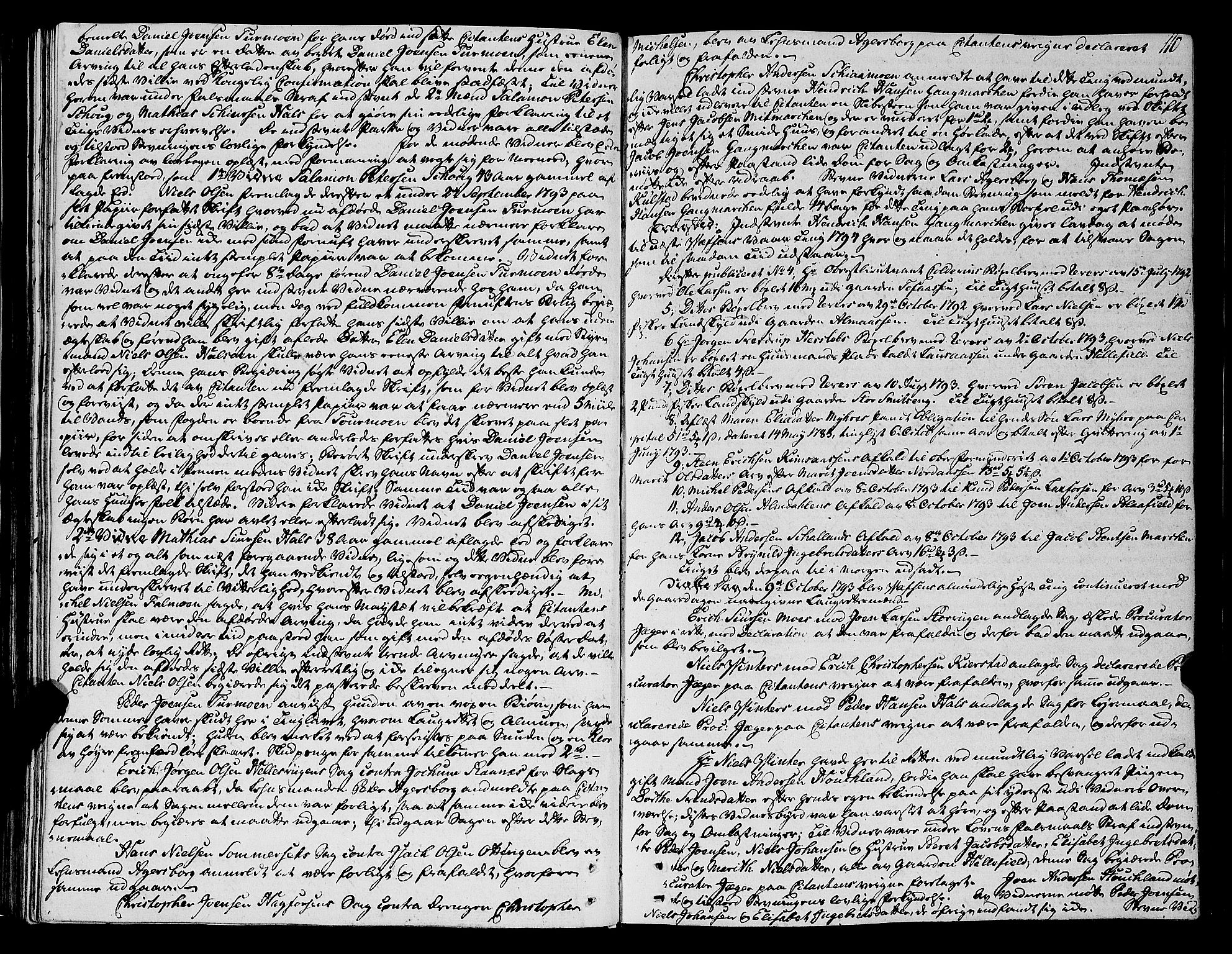 Helgeland sorenskriveri, AV/SAT-A-0004/1/1A/L0034: Tingbok 25A, 1792-1795, s. 109b-110a