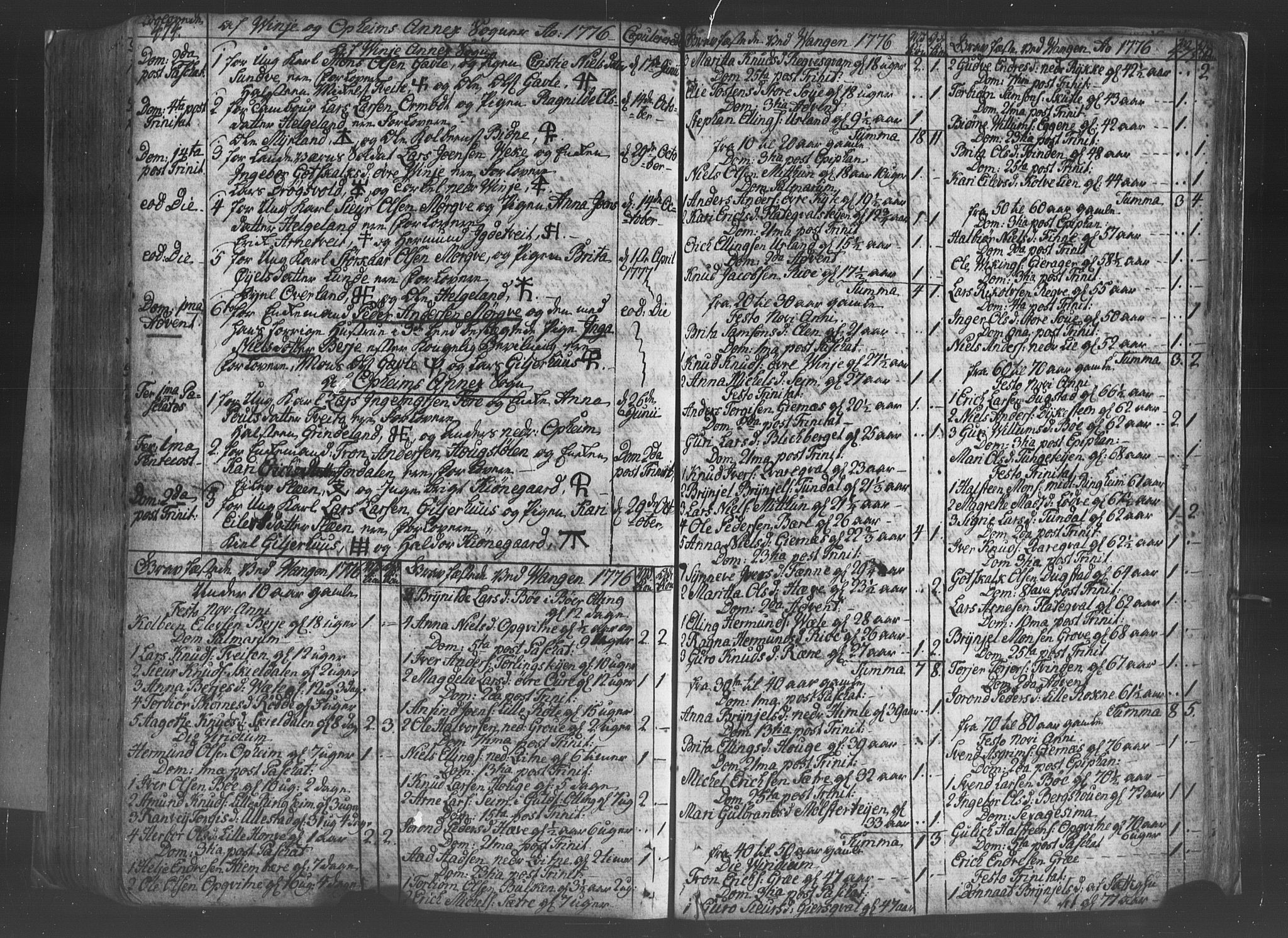 Voss sokneprestembete, SAB/A-79001/H/Haa: Ministerialbok nr. A 8, 1752-1780, s. 474-475