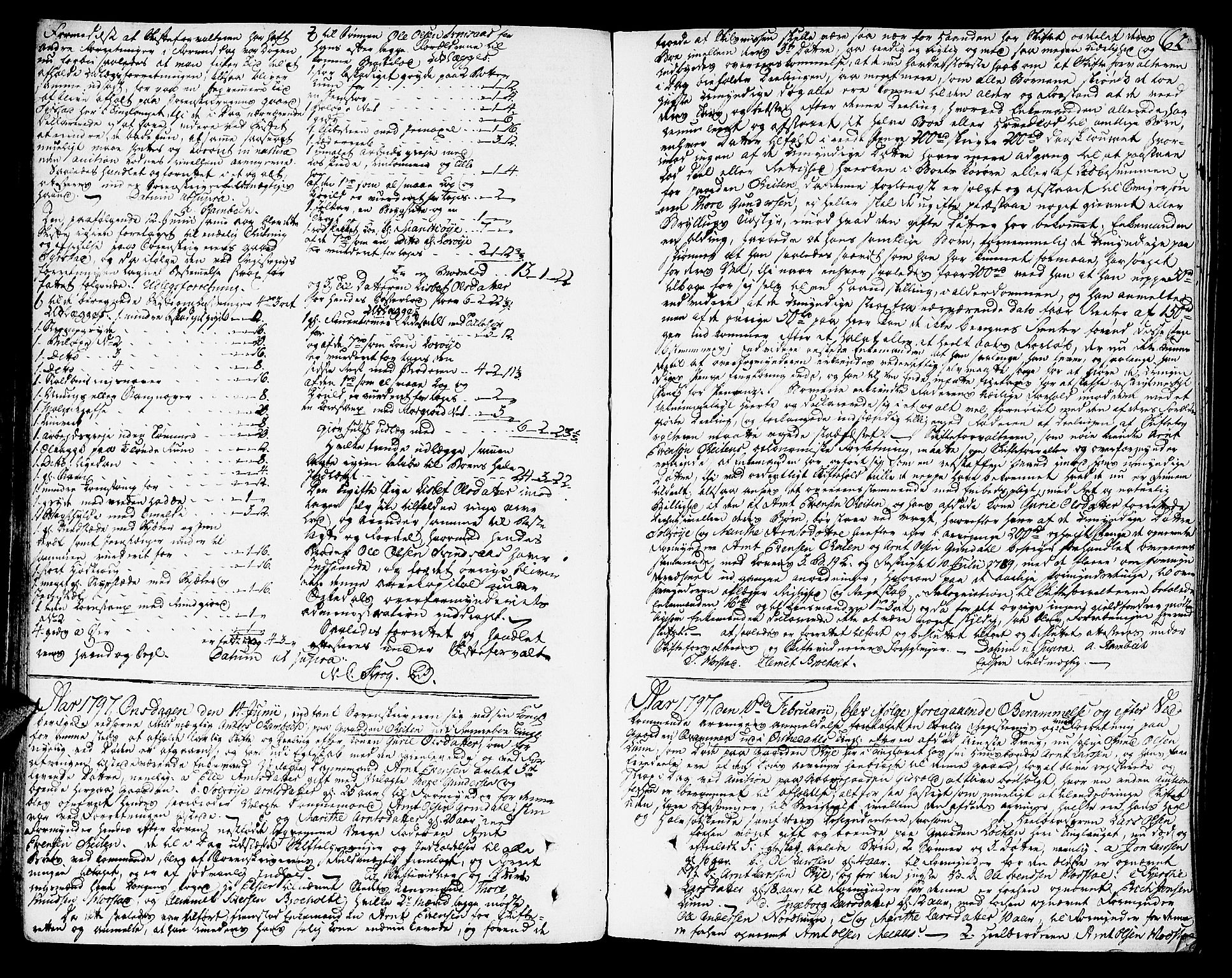 Orkdal sorenskriveri, AV/SAT-A-4169/1/3/3Aa/L0009: Skifteprotokoller, 1796-1805, s. 61b-62a
