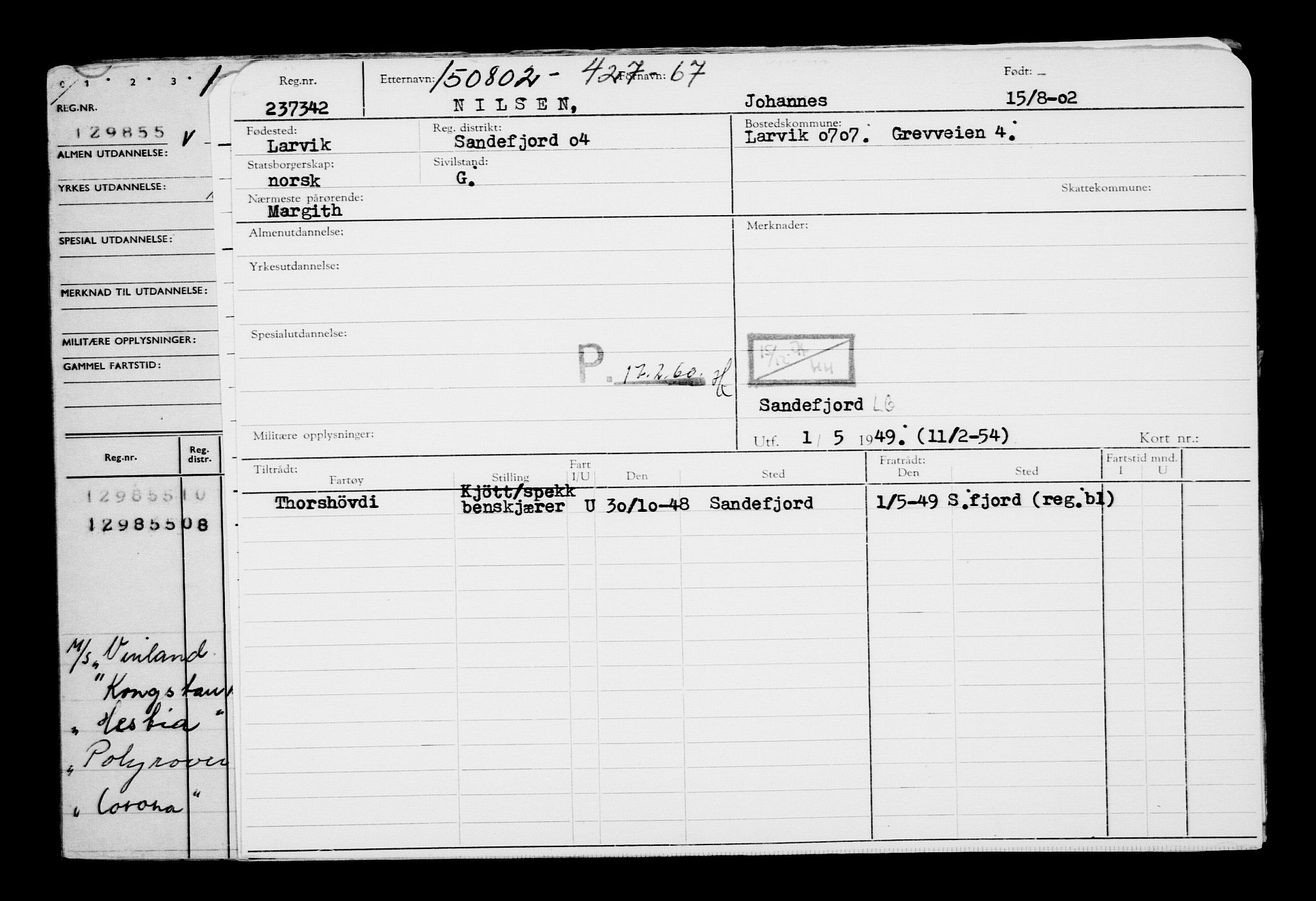 Direktoratet for sjømenn, AV/RA-S-3545/G/Gb/L0045: Hovedkort, 1902, s. 422