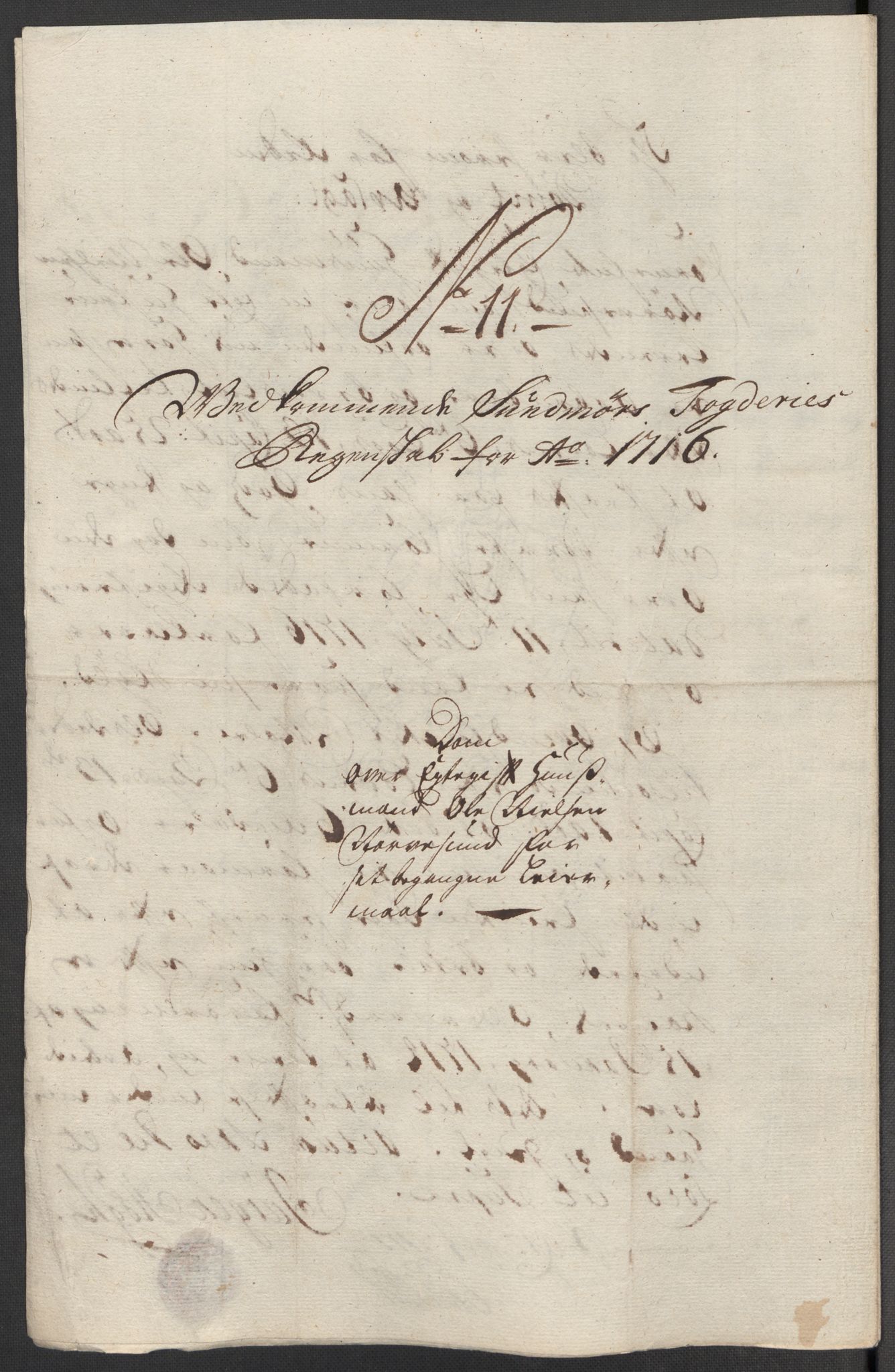 Rentekammeret inntil 1814, Reviderte regnskaper, Fogderegnskap, RA/EA-4092/R54/L3568: Fogderegnskap Sunnmøre, 1716, s. 101