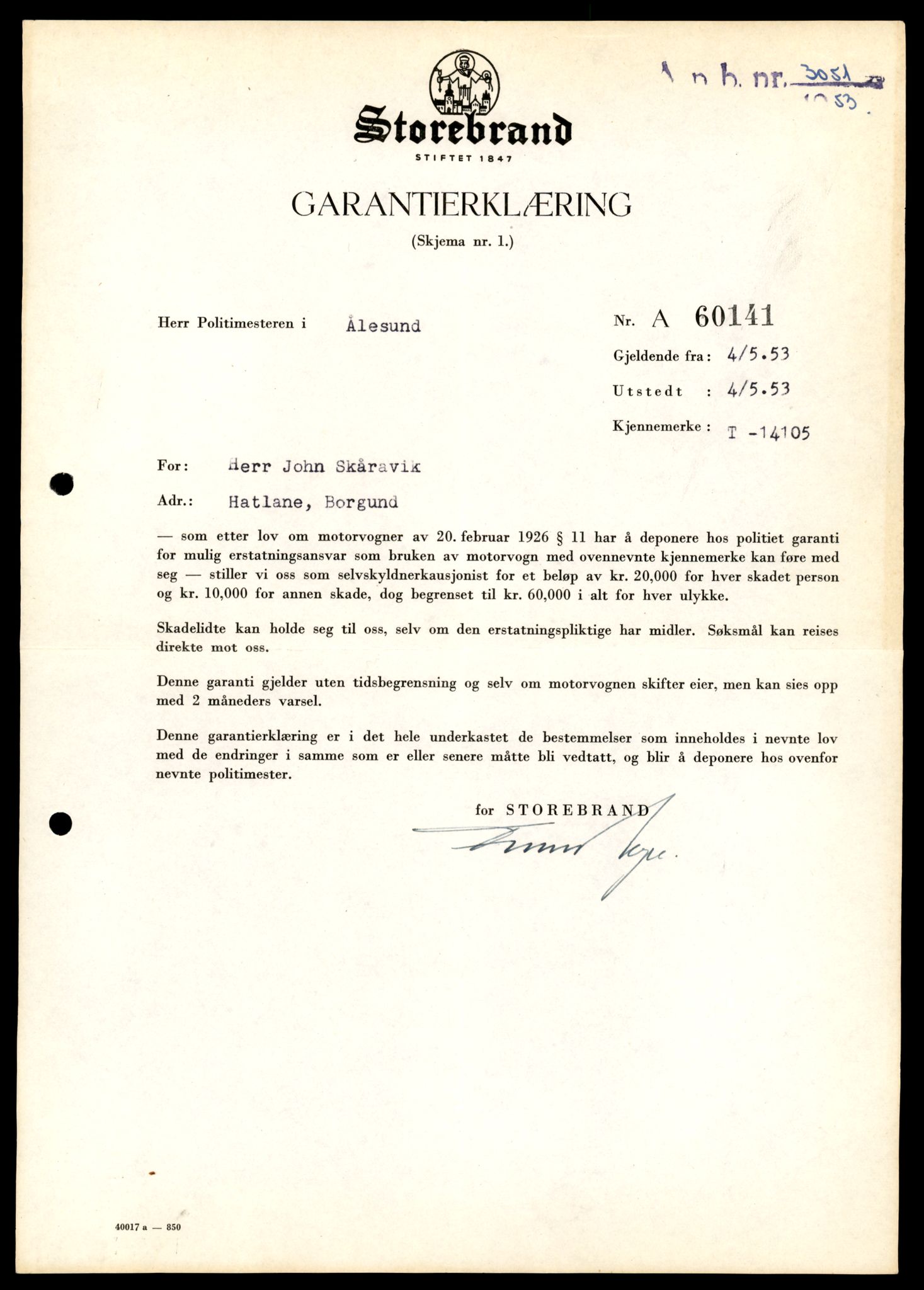 Møre og Romsdal vegkontor - Ålesund trafikkstasjon, AV/SAT-A-4099/F/Fe/L0043: Registreringskort for kjøretøy T 14080 - T 14204, 1927-1998, s. 655