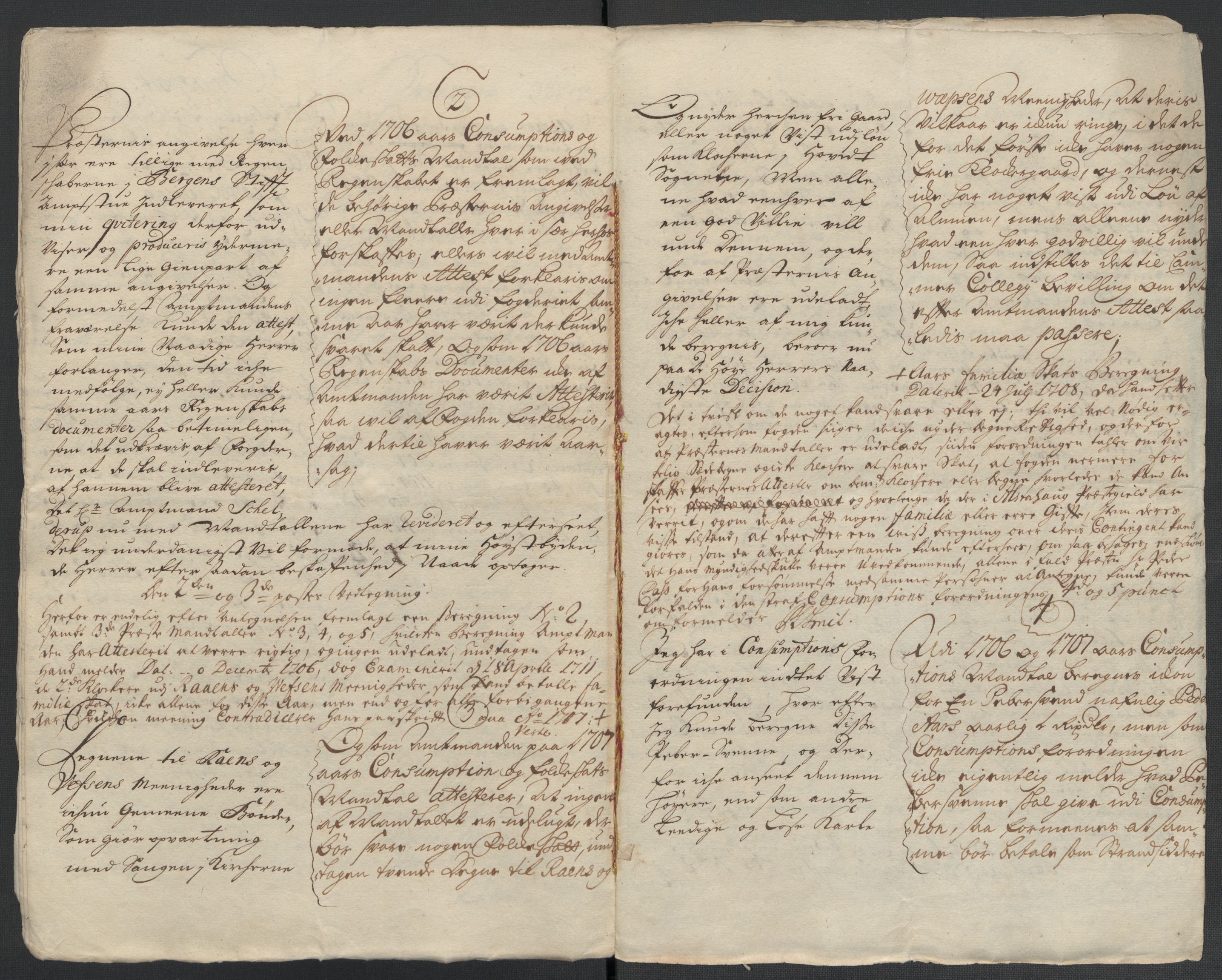 Rentekammeret inntil 1814, Reviderte regnskaper, Fogderegnskap, AV/RA-EA-4092/R65/L4509: Fogderegnskap Helgeland, 1706-1707, s. 278