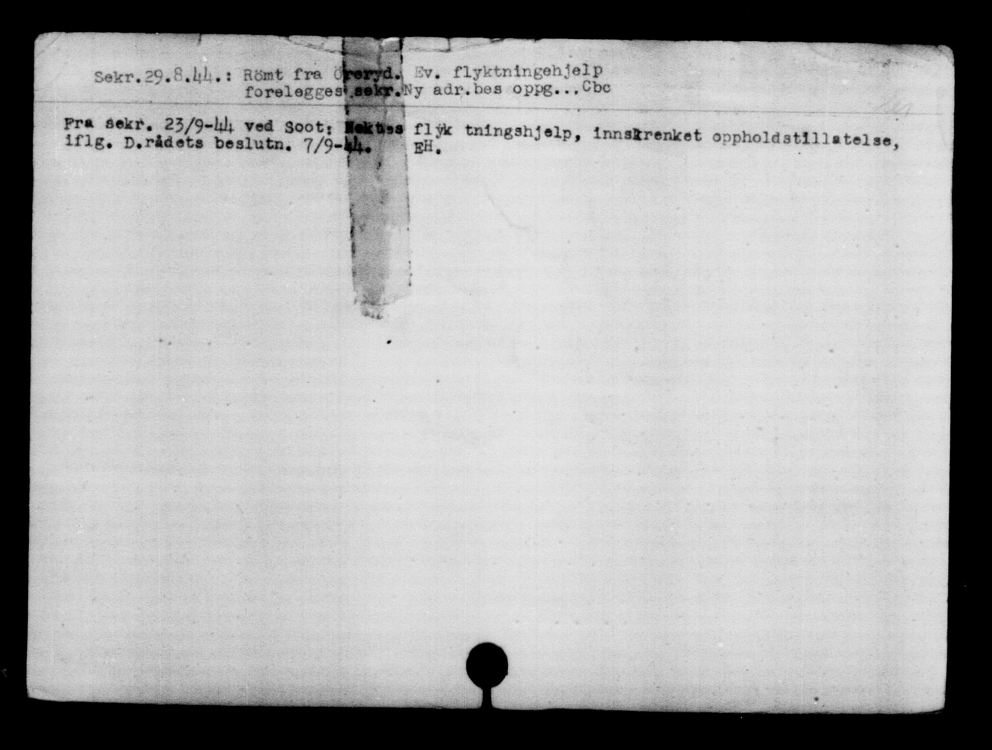 Den Kgl. Norske Legasjons Flyktningskontor, RA/S-6753/V/Va/L0007: Kjesäterkartoteket.  Flyktningenr. 12700-15723, 1940-1945, s. 2055