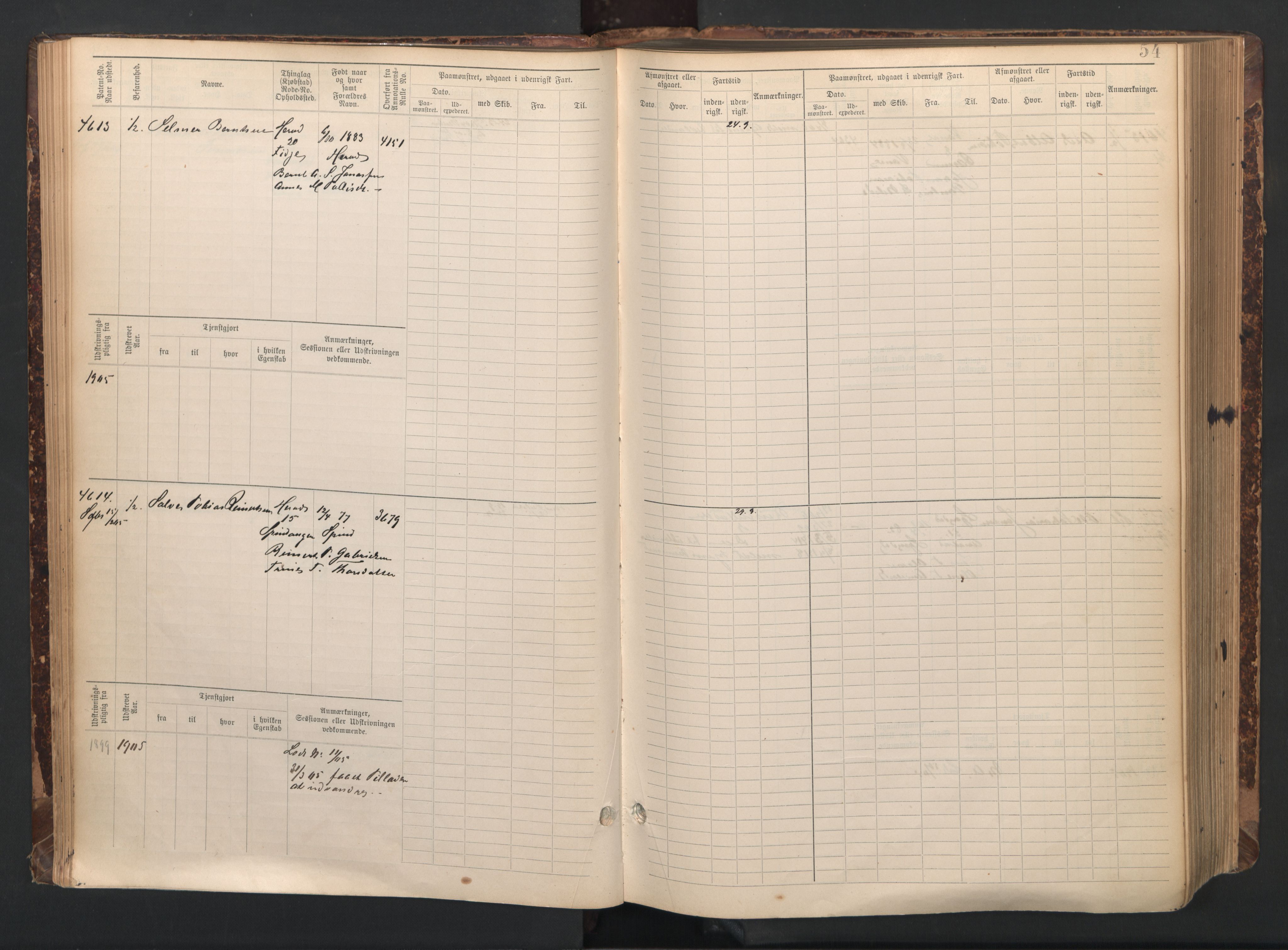 Farsund mønstringskrets, AV/SAK-2031-0017/F/Fb/L0021: Hovedrulle nr 4507-5268, Z-13, 1900-1948, s. 60