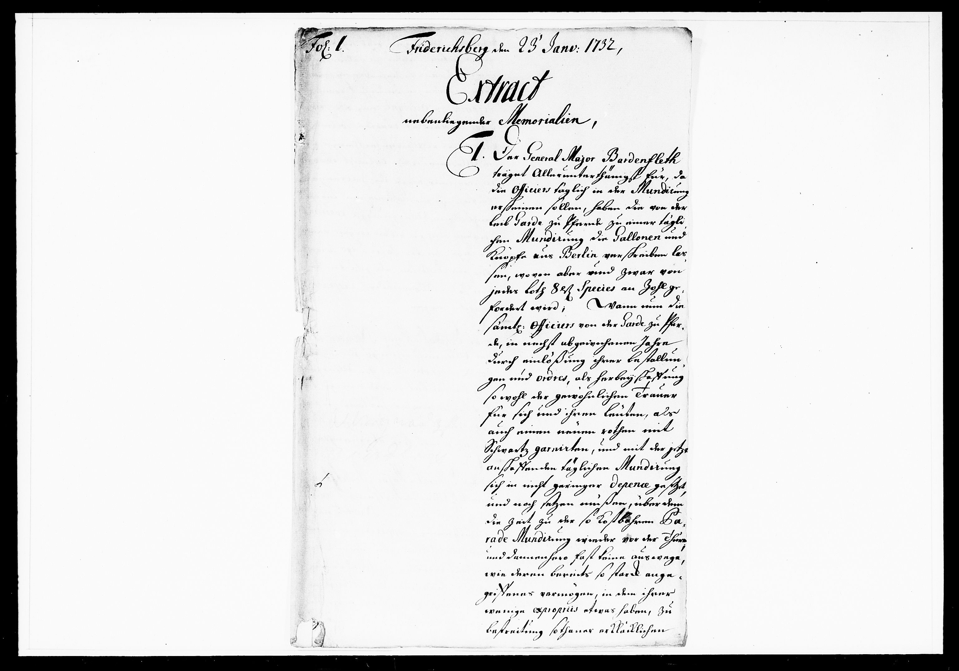 Krigskollegiet, Krigskancelliet, DRA/A-0006/-/1103-1107: Refererede sager, 1732, s. 28