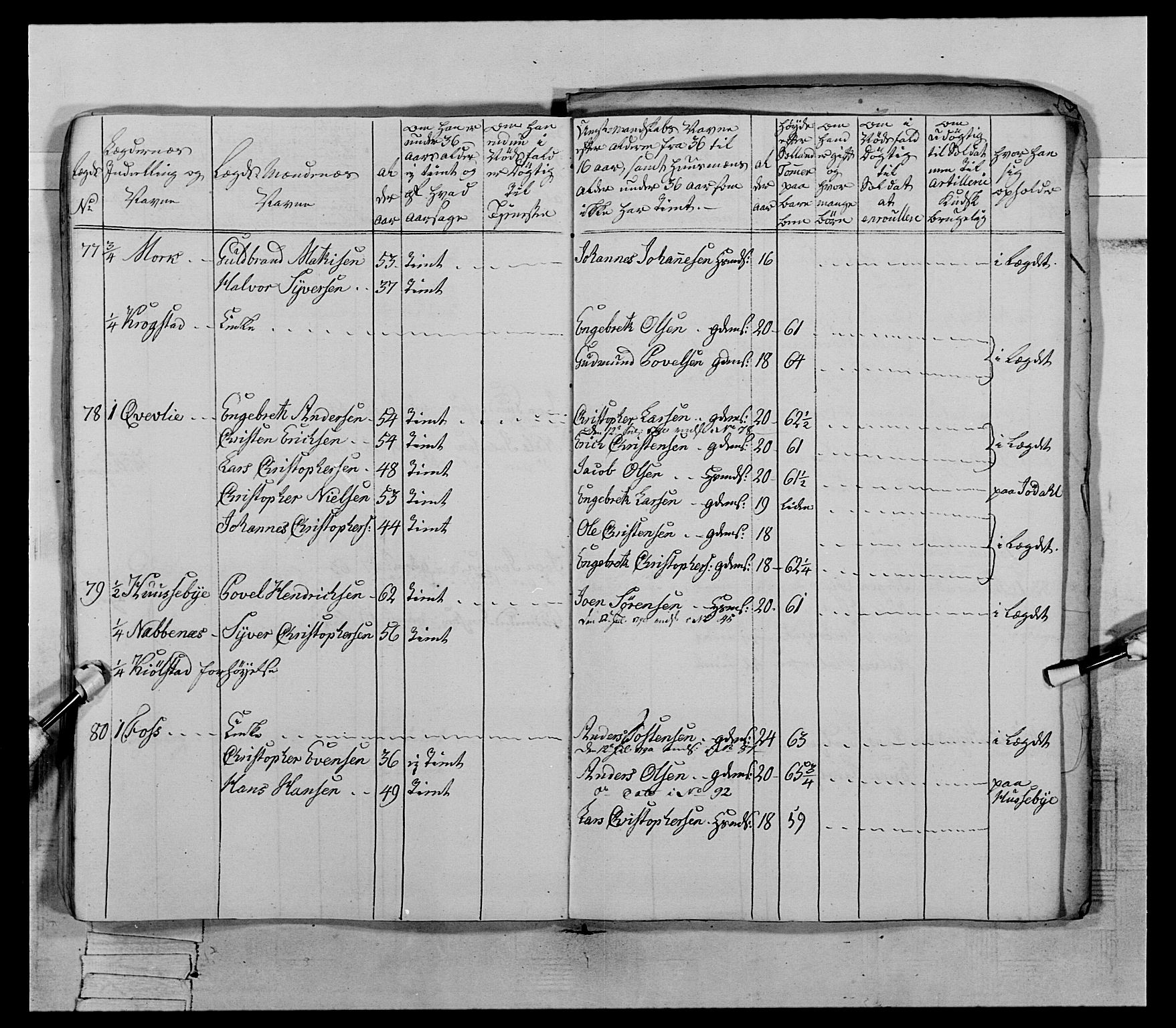 Generalitets- og kommissariatskollegiet, Det kongelige norske kommissariatskollegium, AV/RA-EA-5420/E/Eh/L0066: 2. Opplandske nasjonale infanteriregiment, 1789, s. 455