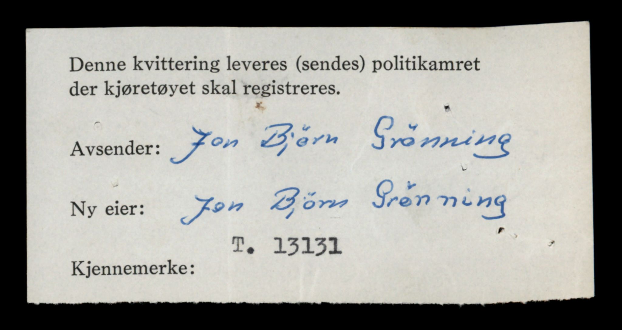 Møre og Romsdal vegkontor - Ålesund trafikkstasjon, SAT/A-4099/F/Fe/L0037: Registreringskort for kjøretøy T 13031 - T 13179, 1927-1998, s. 2010