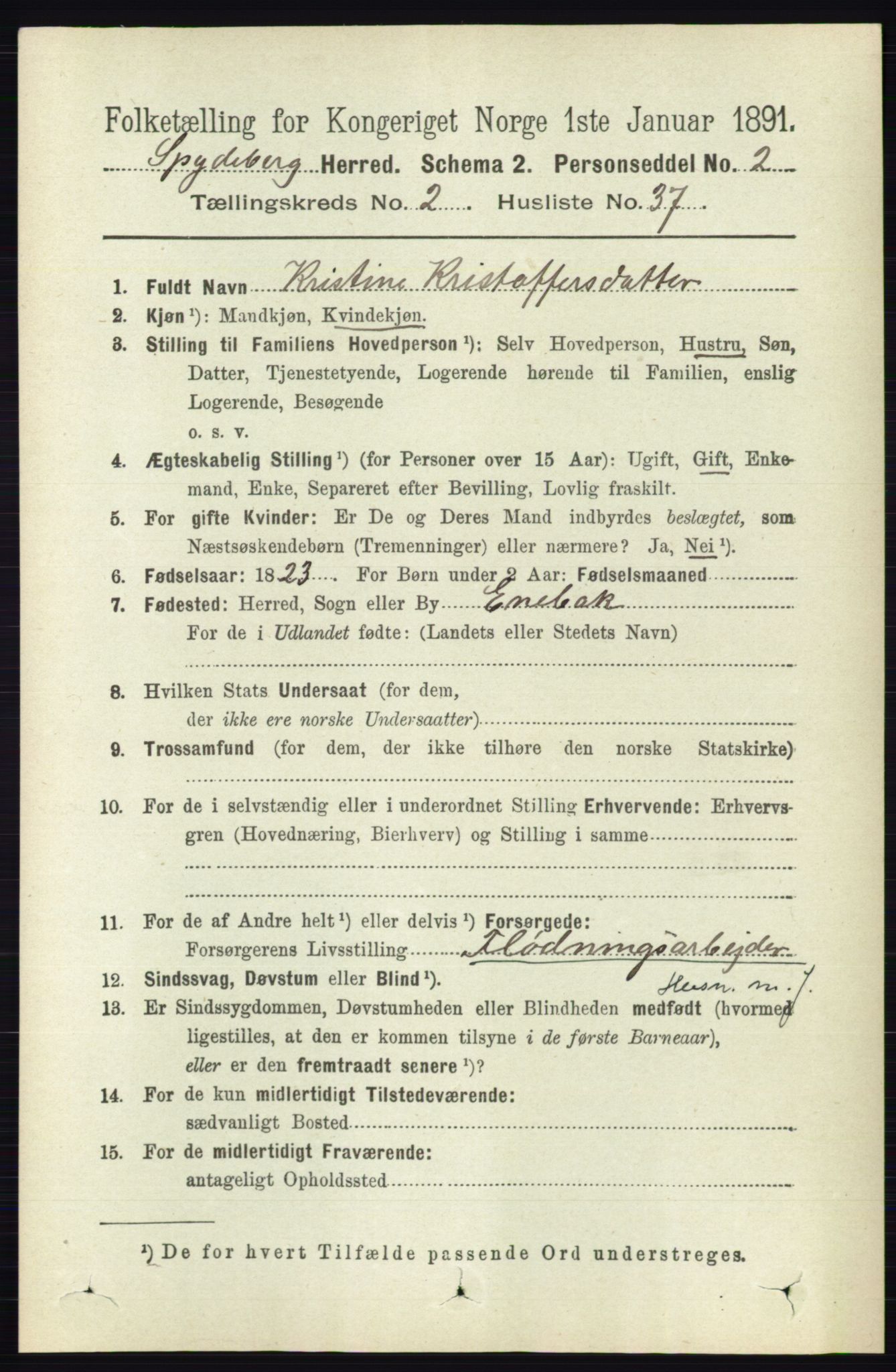 RA, Folketelling 1891 for 0123 Spydeberg herred, 1891, s. 887