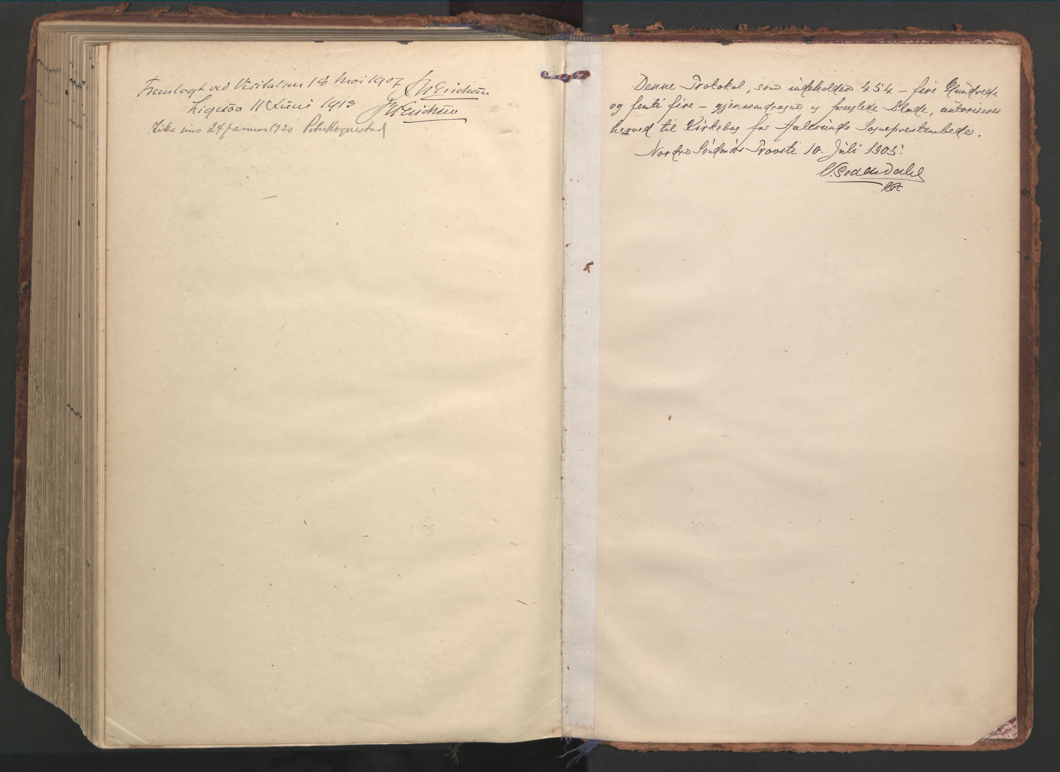 Ministerialprotokoller, klokkerbøker og fødselsregistre - Møre og Romsdal, SAT/A-1454/529/L0459: Ministerialbok nr. 529A09, 1904-1917, s. 439