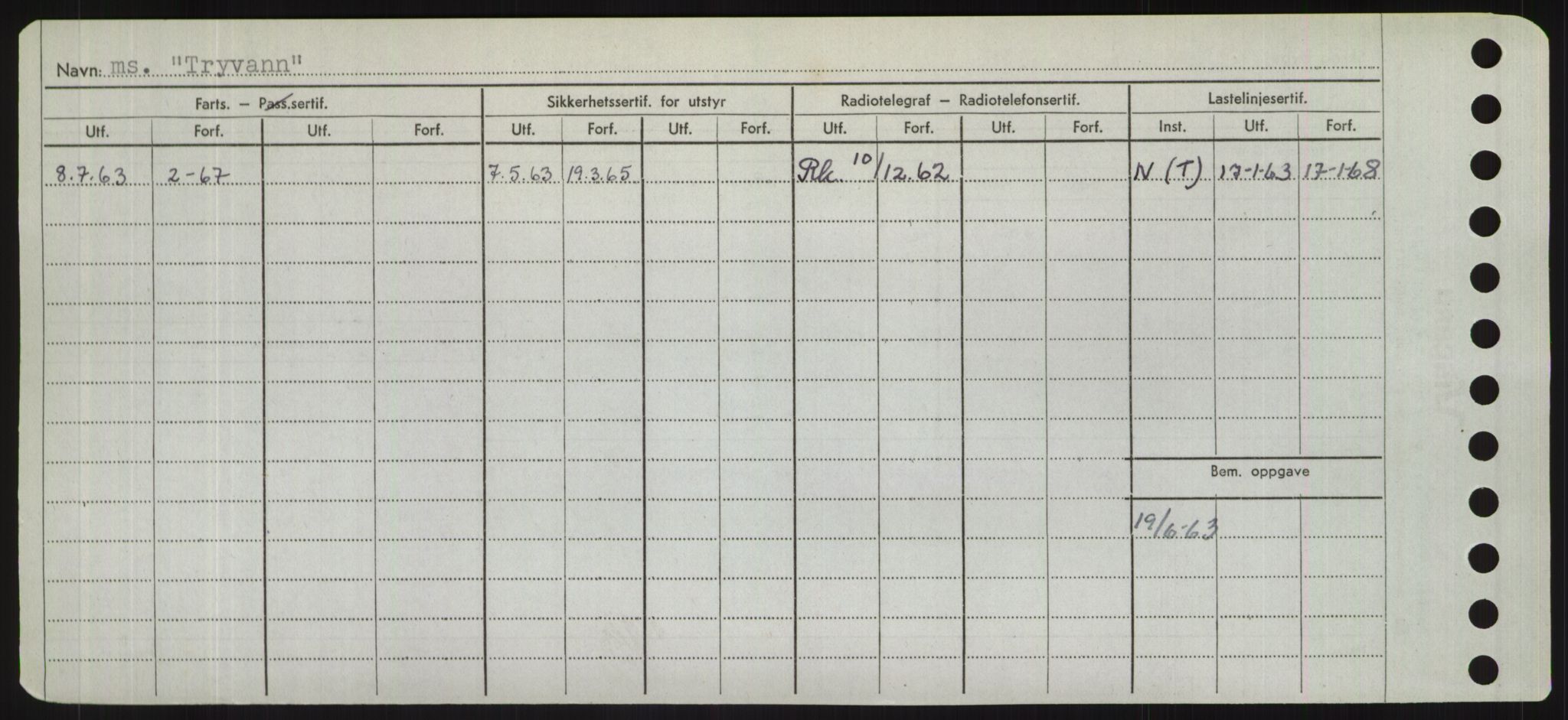 Sjøfartsdirektoratet med forløpere, Skipsmålingen, RA/S-1627/H/Hd/L0039: Fartøy, Ti-Tø, s. 752