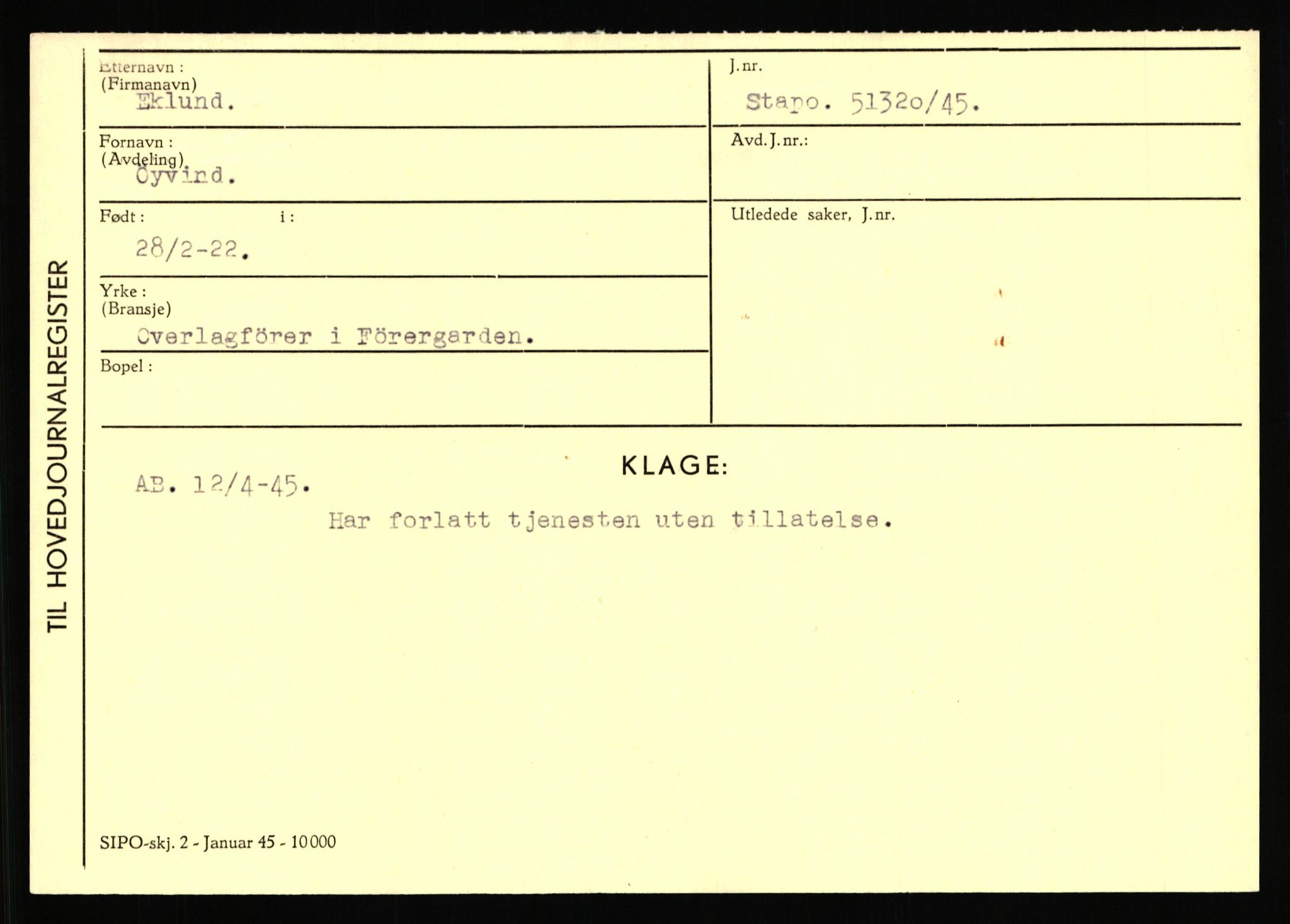 Statspolitiet - Hovedkontoret / Osloavdelingen, AV/RA-S-1329/C/Ca/L0004: Eid - funn av gjenstander	, 1943-1945, s. 459