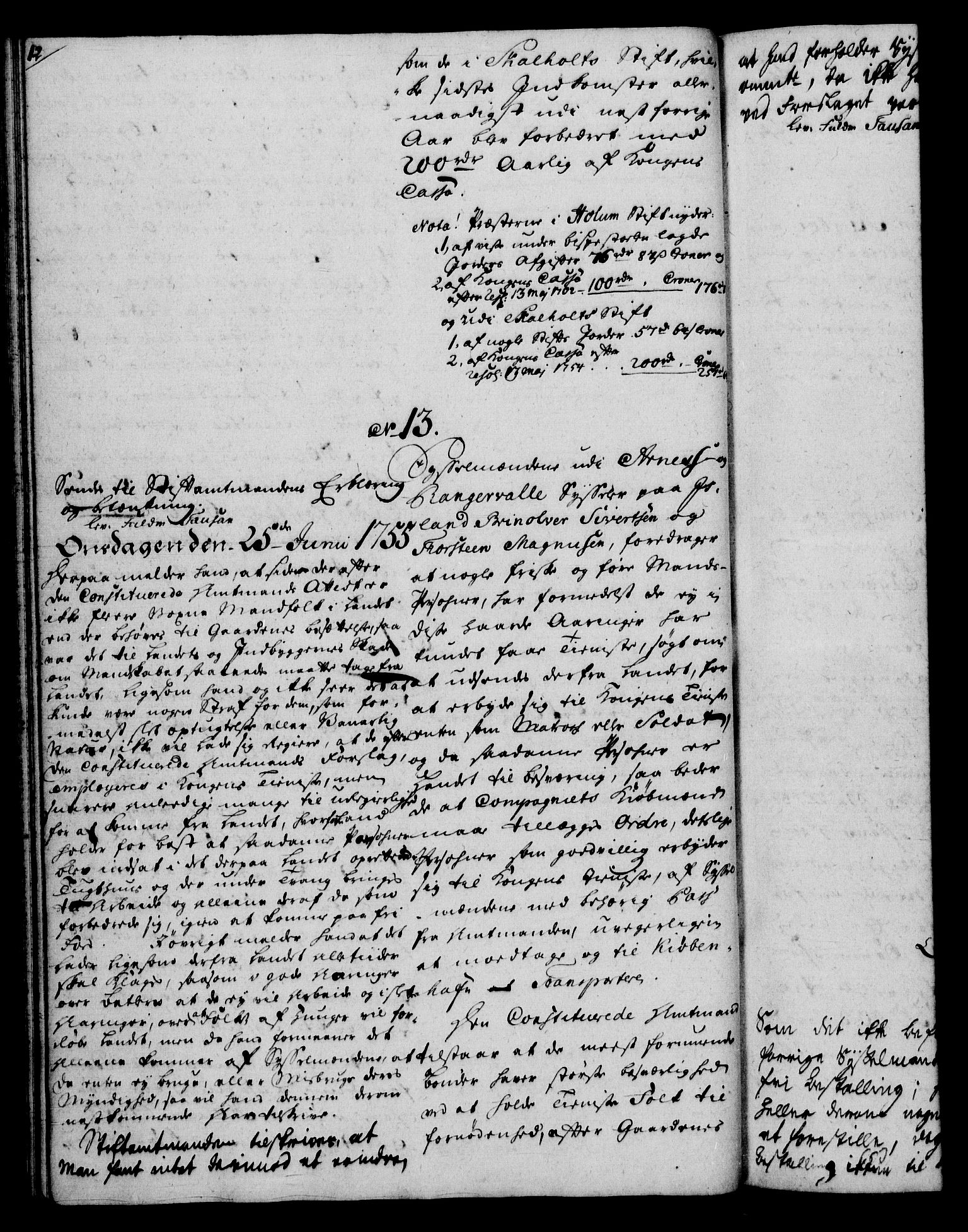 Rentekammeret, Kammerkanselliet, RA/EA-3111/G/Gh/Gha/L0033: Norsk ekstraktmemorialprotokoll (merket RK 53.78), 1755-1756, s. 12