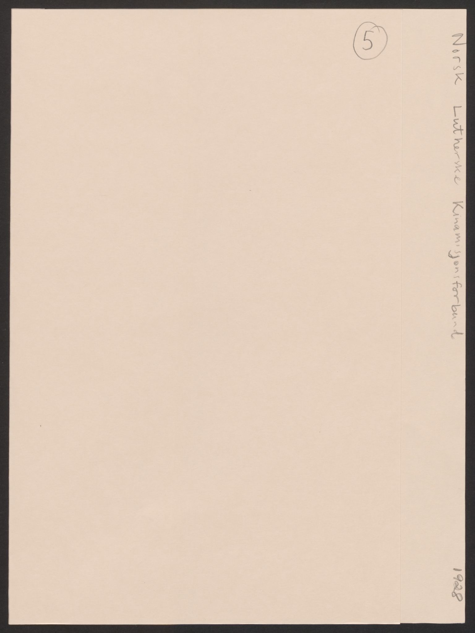 Sosialdepartementet, 2. sosialkontor D, RA/S-1269/L/L0110/0005: Pensjonsfond - regnskaper og vedtekter. Oslo / Norsk Lutherske Kinamisjonsforbund, 1928