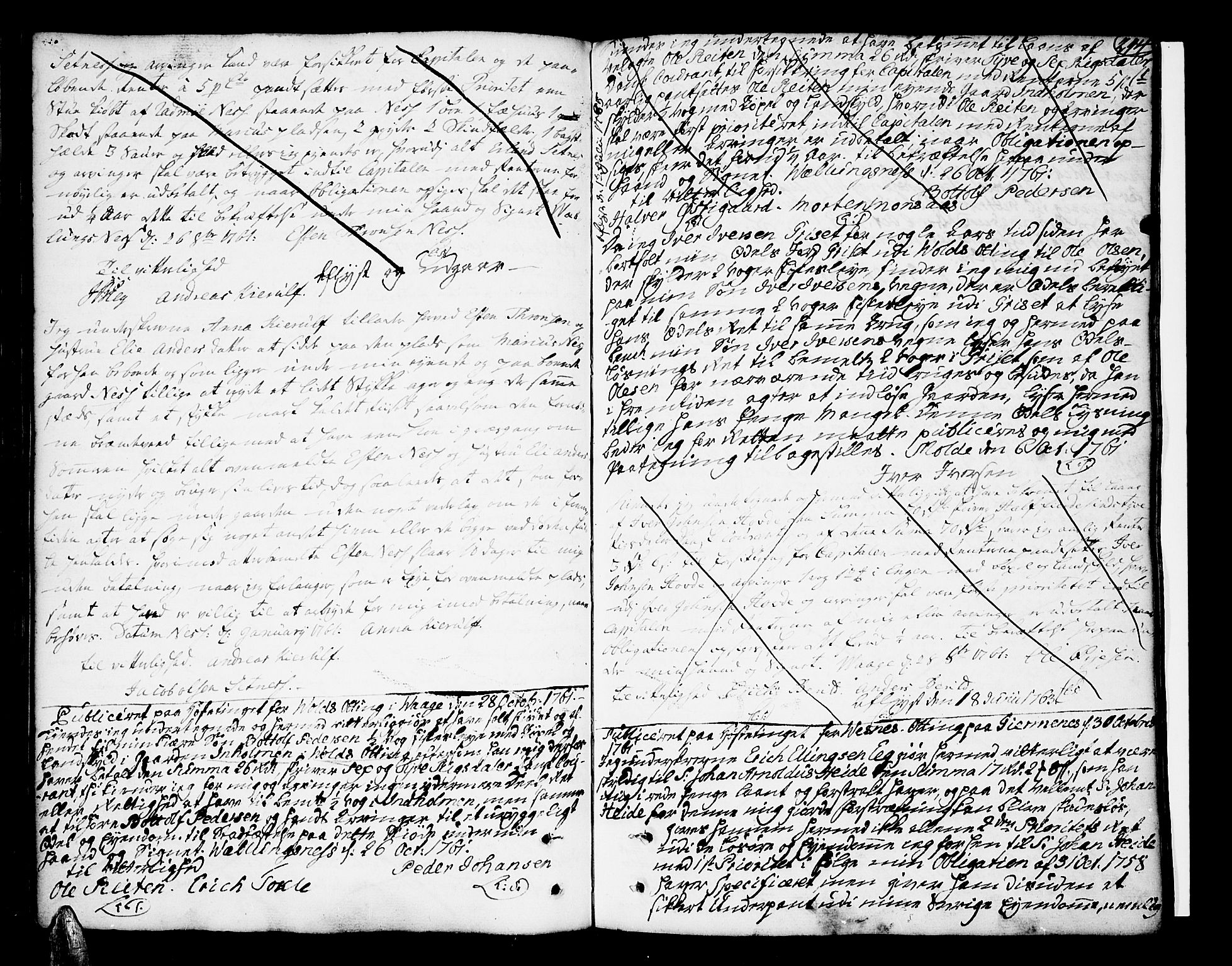 Romsdal sorenskriveri, SAT/A-4149/1/2/2C/L0003: Pantebok nr. 3, 1747-1767, s. 244