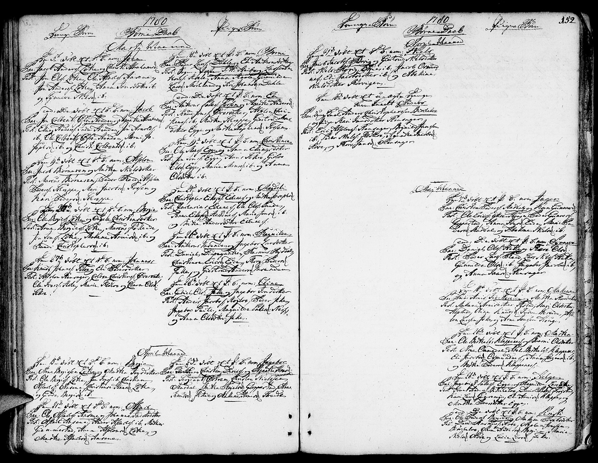 Gloppen sokneprestembete, AV/SAB-A-80101/H/Haa/Haaa/L0004: Ministerialbok nr. A 4, 1758-1784, s. 152