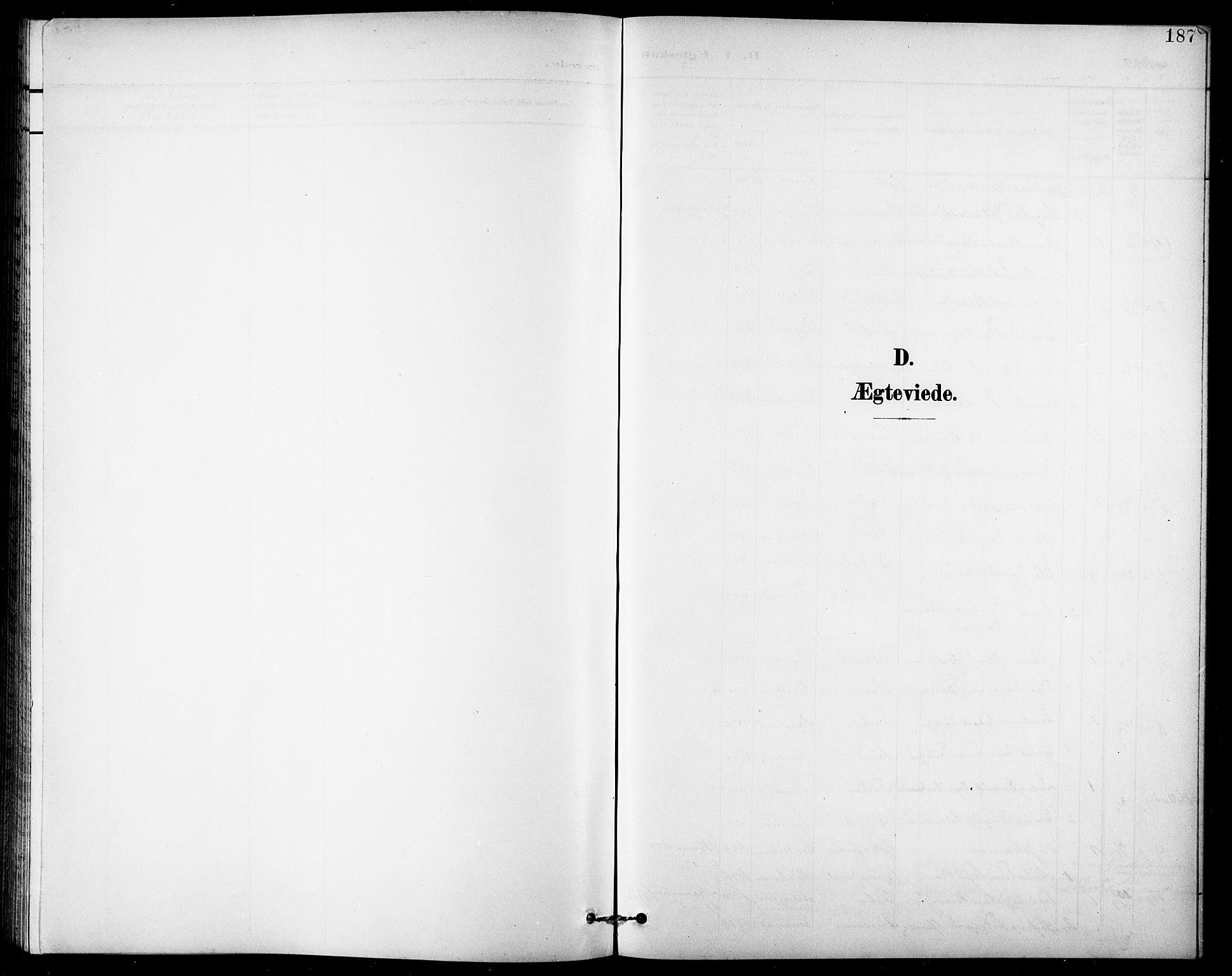 Lenvik sokneprestembete, AV/SATØ-S-1310/H/Ha/Hab/L0008klokker: Klokkerbok nr. 8, 1899-1911, s. 187