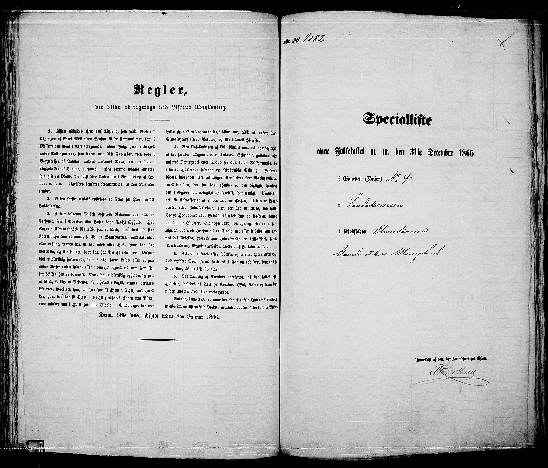 RA, Folketelling 1865 for 0301 Kristiania kjøpstad, 1865, s. 4653