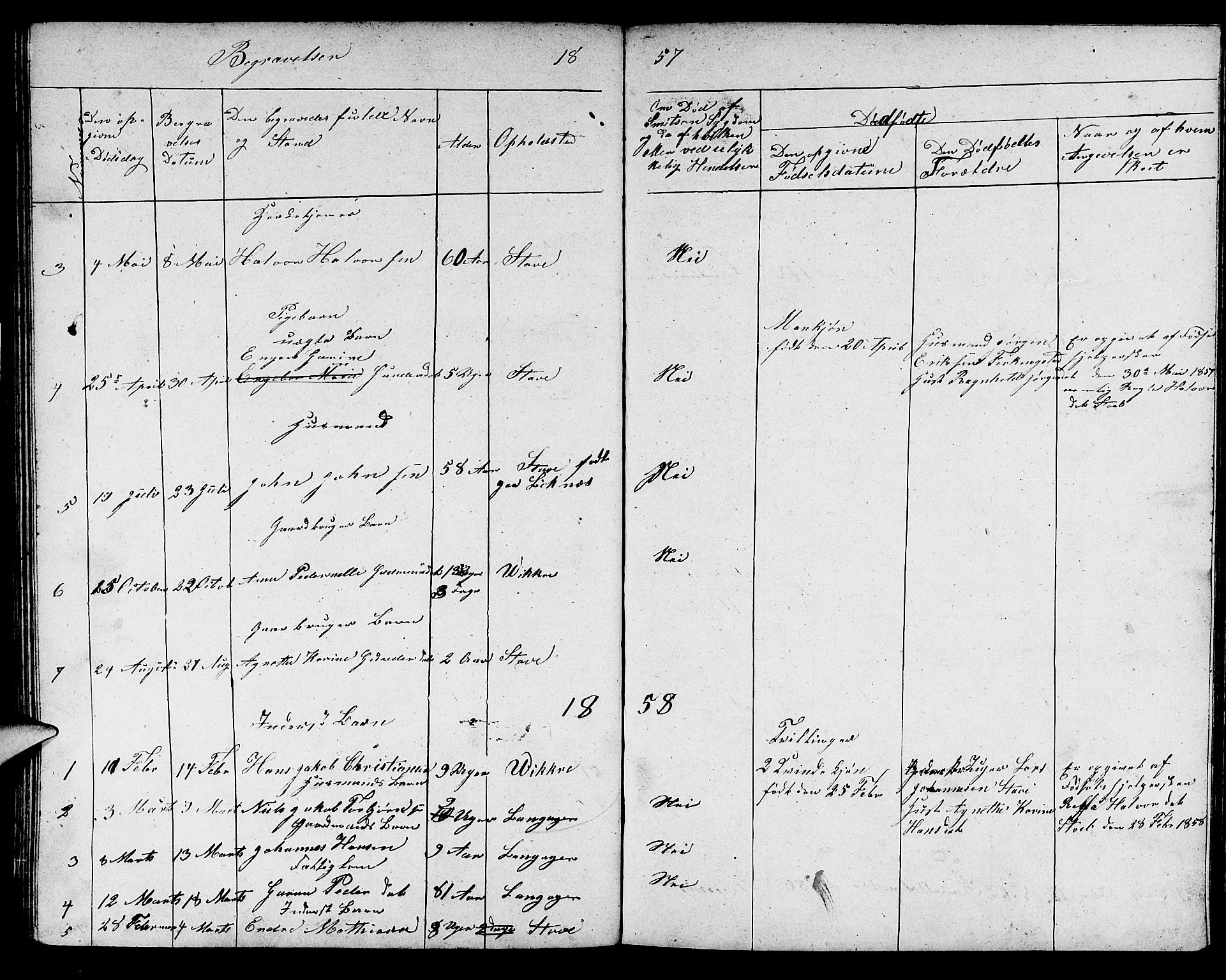 Skudenes sokneprestkontor, AV/SAST-A -101849/H/Ha/Hab/L0002: Klokkerbok nr. B 2, 1848-1873