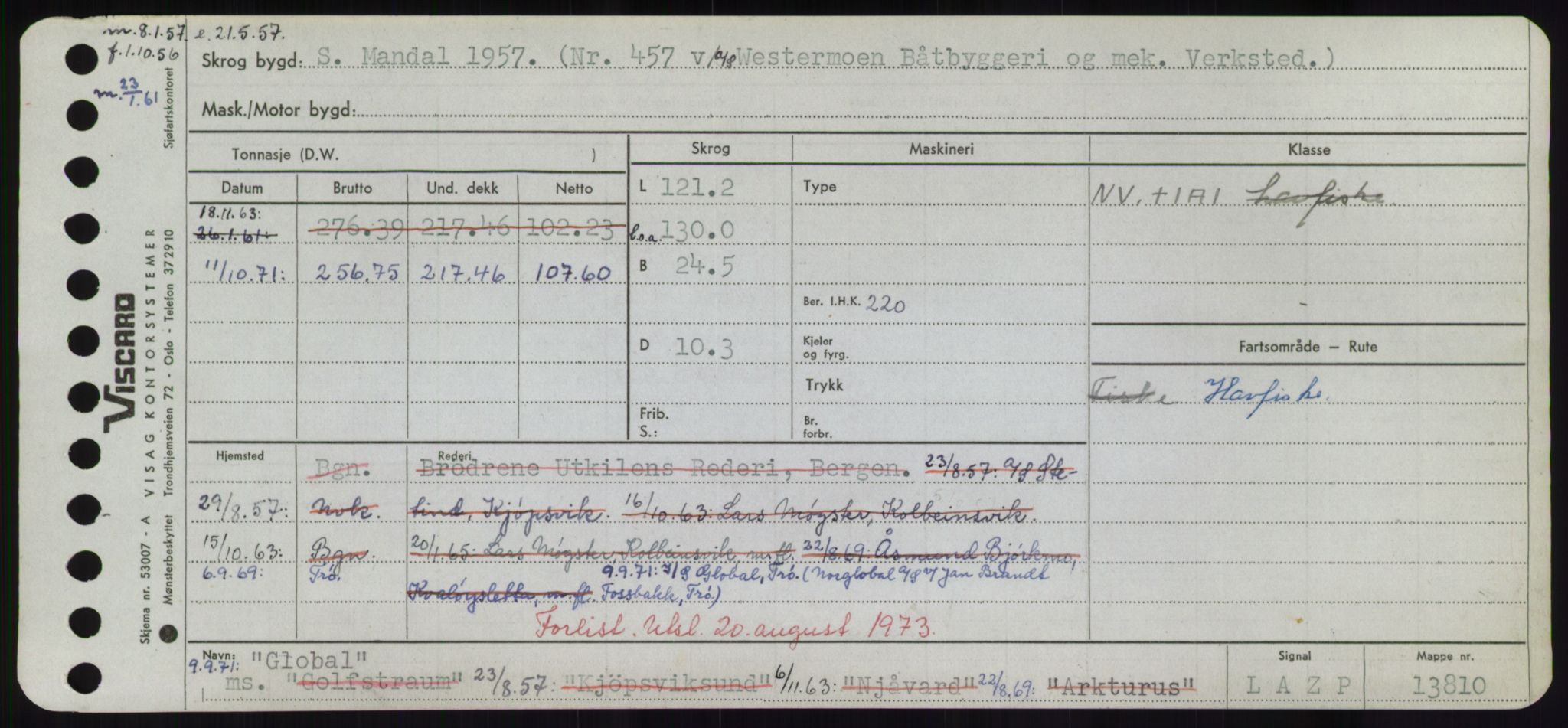 Sjøfartsdirektoratet med forløpere, Skipsmålingen, RA/S-1627/H/Hd/L0012: Fartøy, G-Glø, s. 441