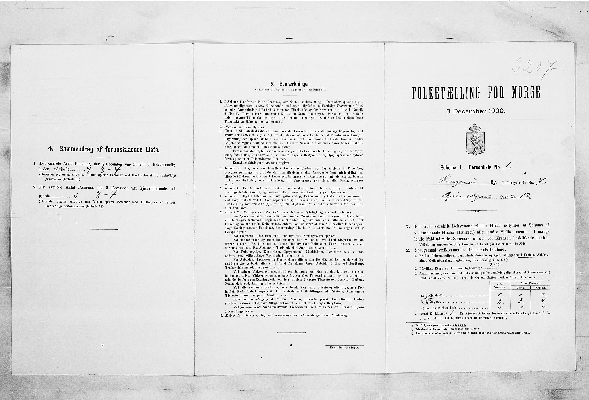 SAKO, Folketelling 1900 for 0801 Kragerø kjøpstad, 1900, s. 858