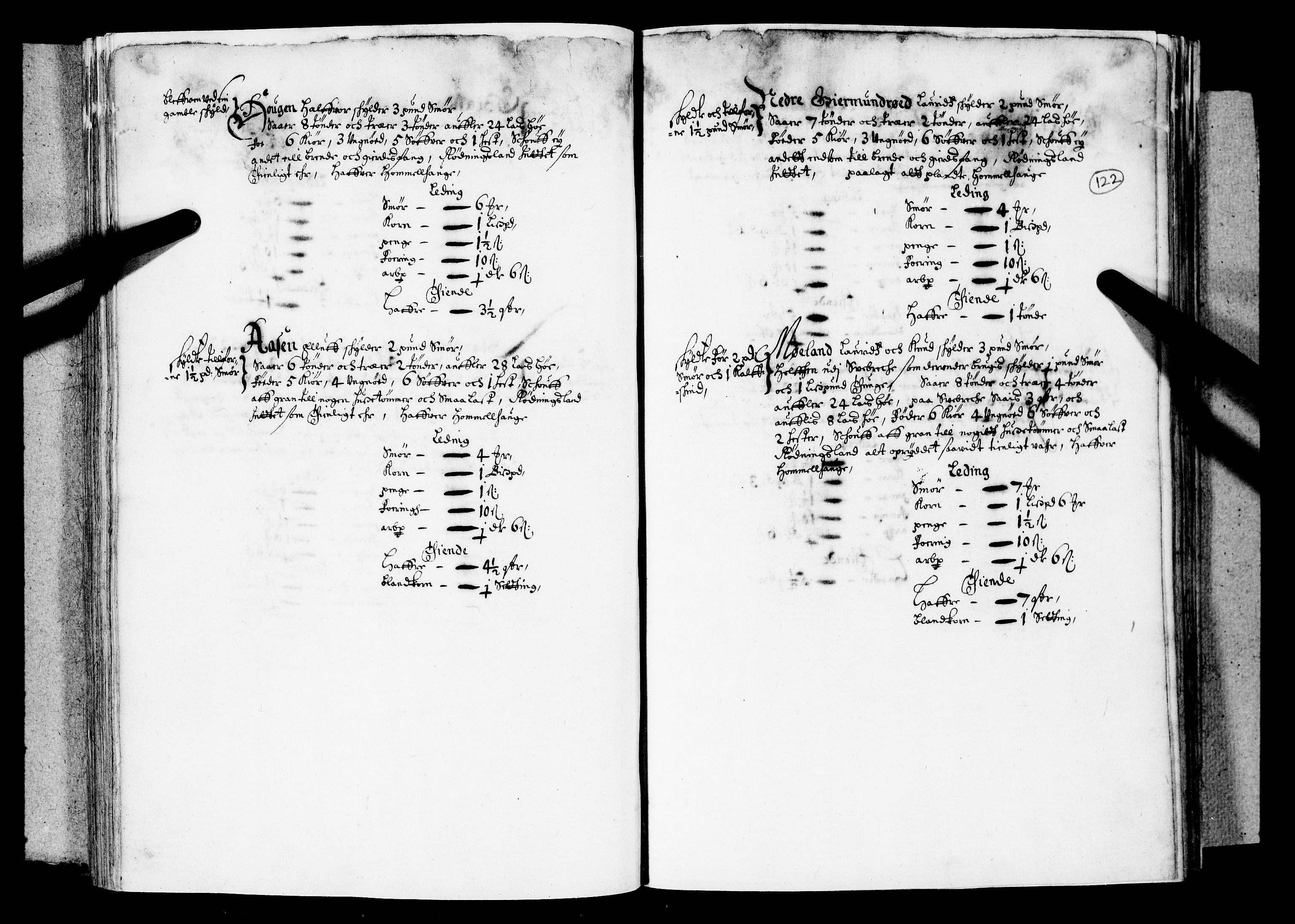 Rentekammeret inntil 1814, Realistisk ordnet avdeling, RA/EA-4070/N/Nb/Nba/L0019: Tønsberg len, 1. del, 1668, s. 121b-122a